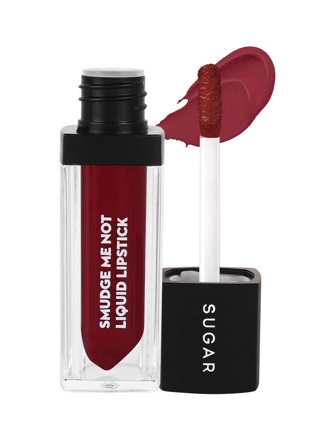 

SUGAR Smudge Me Not Liquid Matte Lipstick with Vitamin E 4.5 ml - Fine Wine 51, Brown