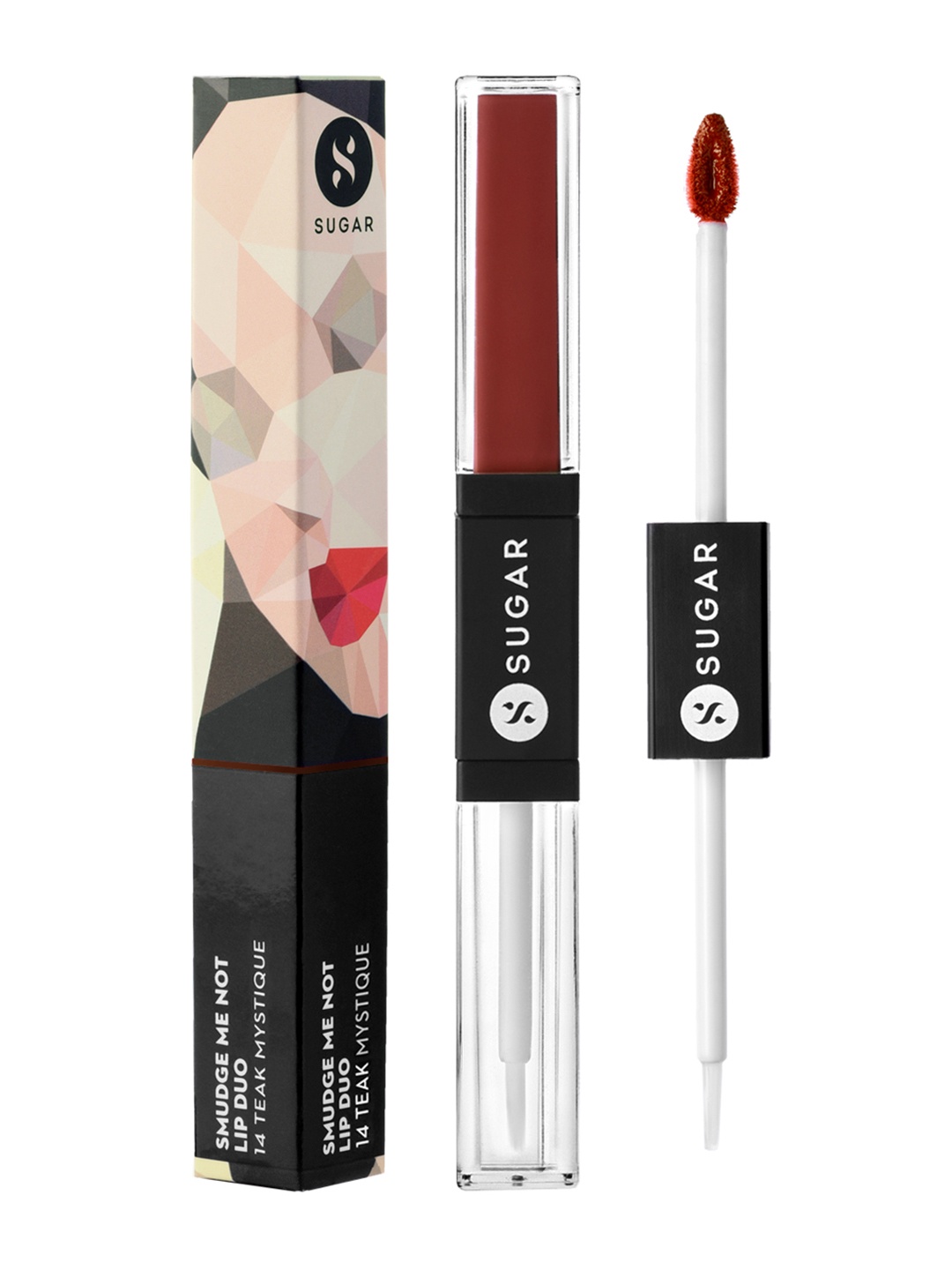 

SUGAR Smudge Me Not Long-Lasting Lip Duo 3.5 ml - Teak Mystique 14, Brown