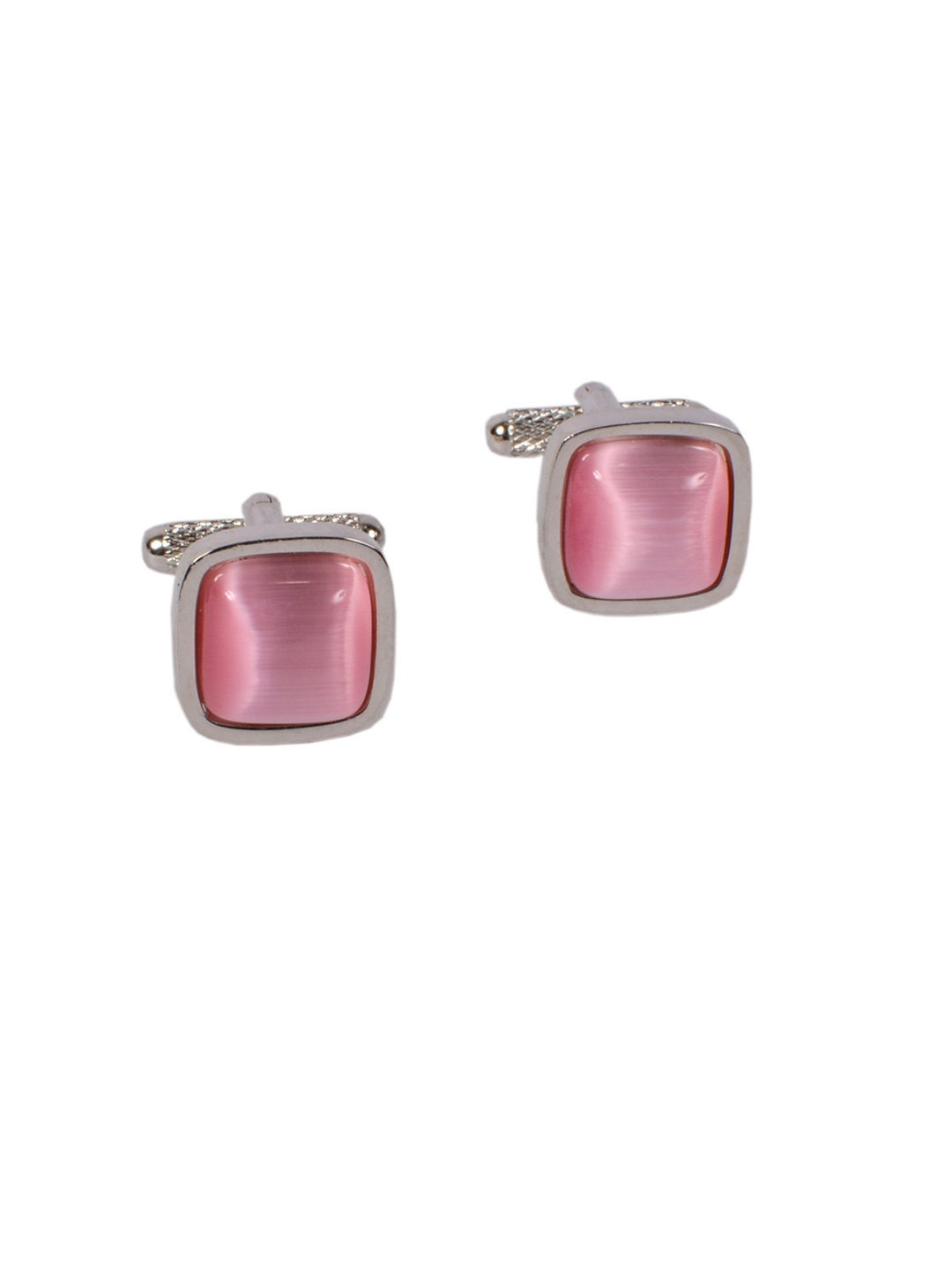 

Alvaro Castagnino Pink & Silver-Toned Cufflinks