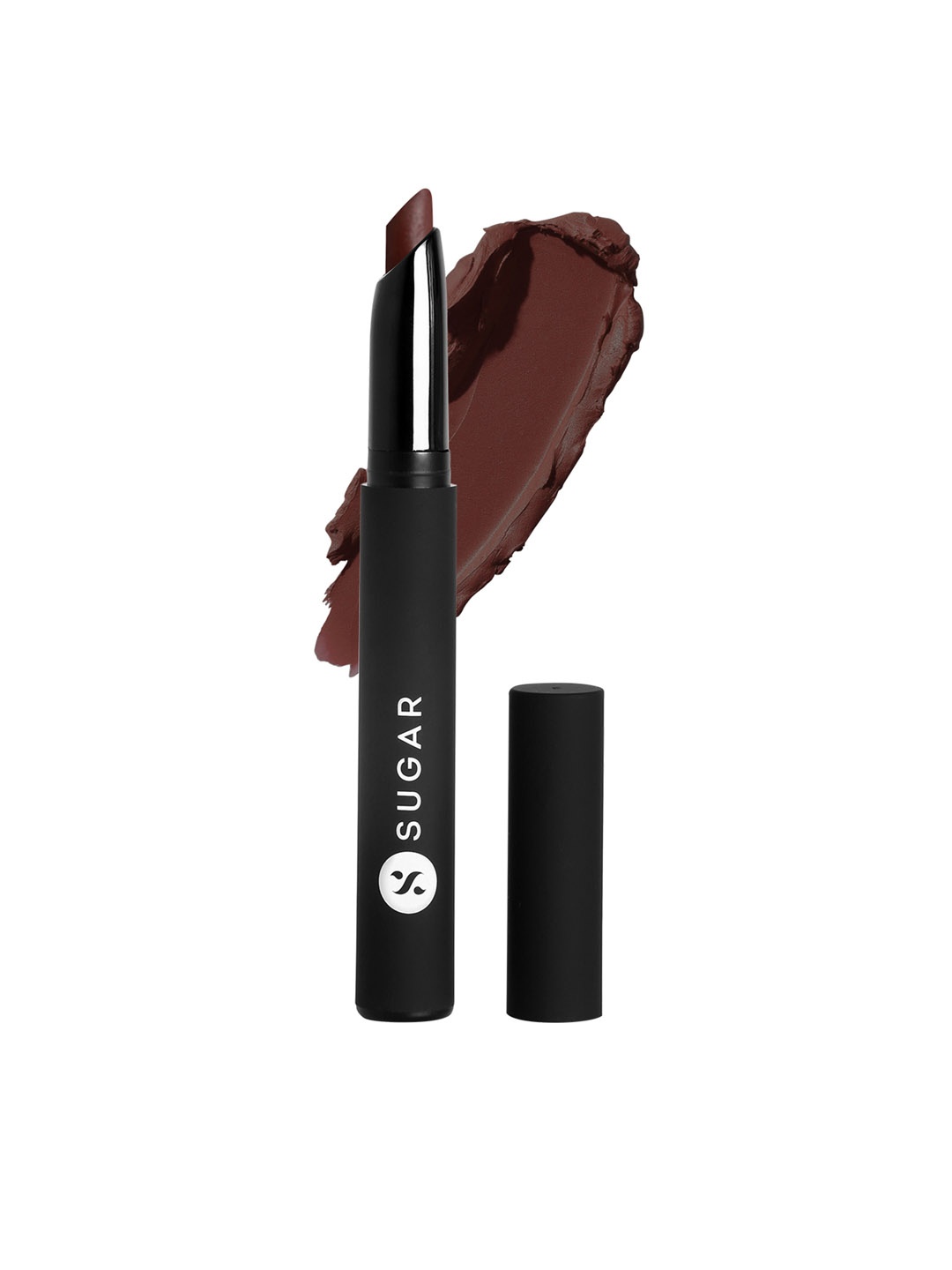 

SUGAR Matte Attack Transfer Proof Lipstick with Avocado Oil 2 g - Tan Halen 05, Brown