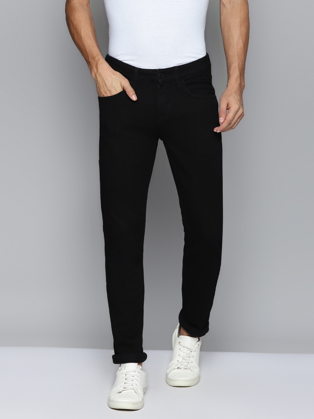

Flying Machine Men Black Jackson Skinny Fit Stretchable Jeans