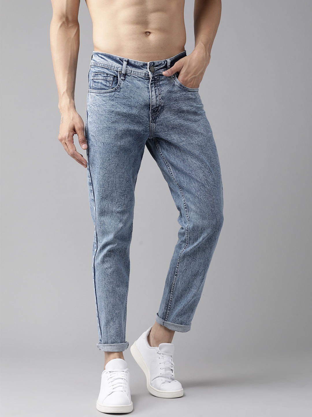 

Roadster Men Blue Slim Fit Mid-Rise Clean Look Stretchable Jeans