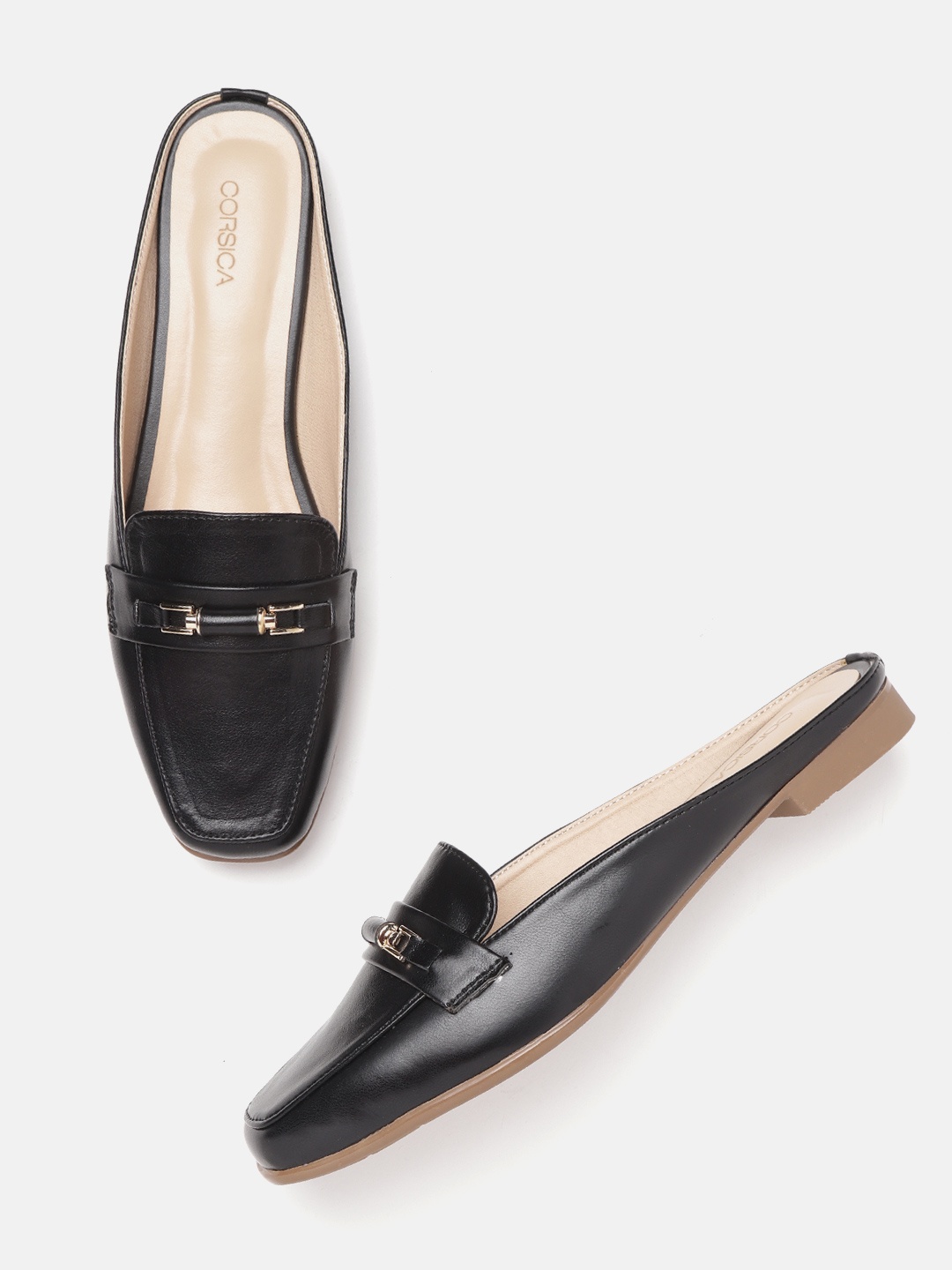 

CORSICA Women Black Solid Mules