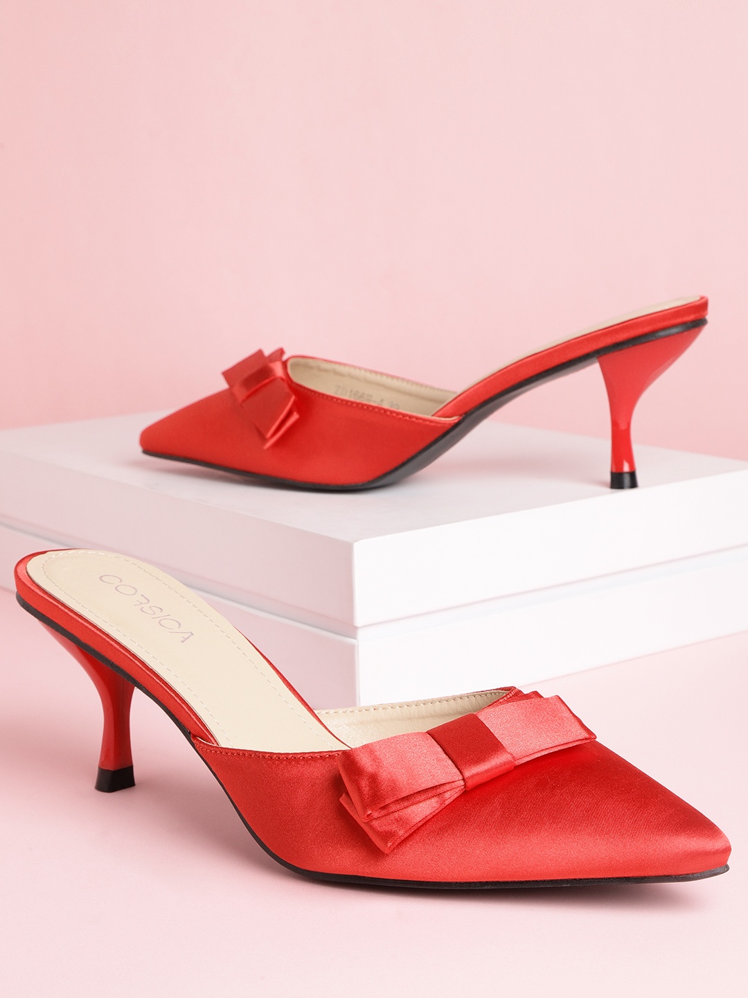 

CORSICA Women Red Solid Pumps