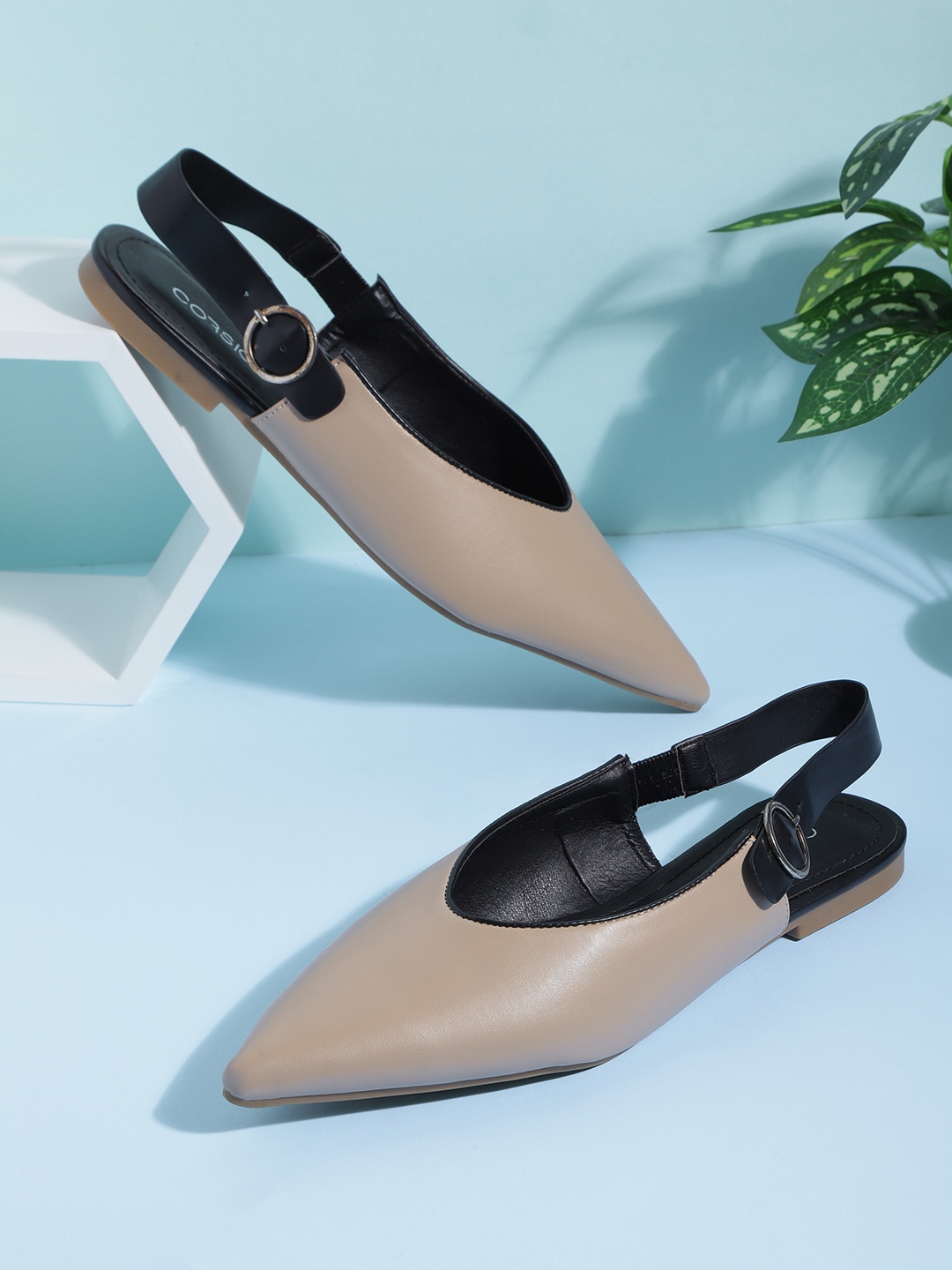 

CORSICA Women Beige Solid Ballerinas