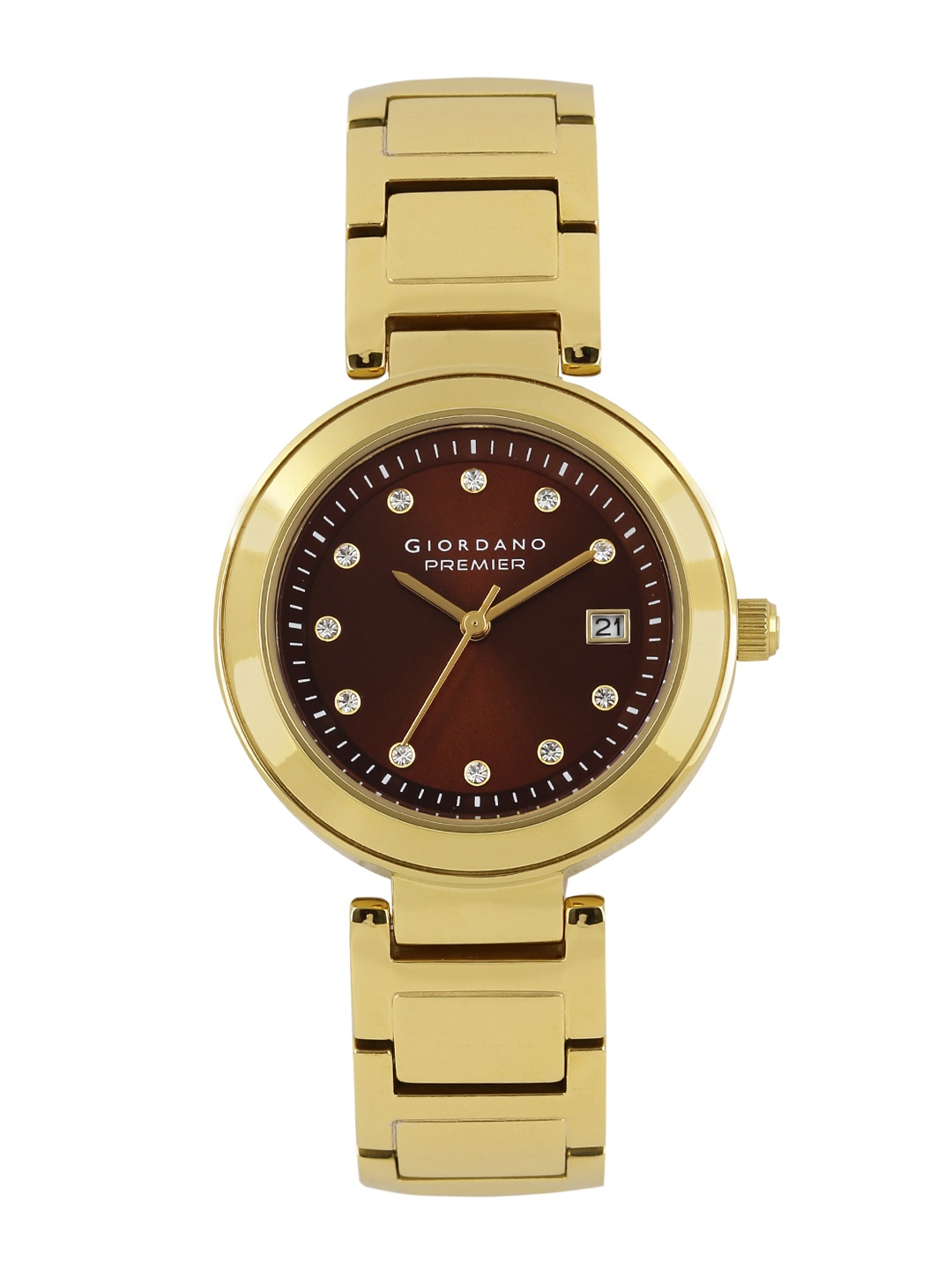 

GIORDANO Premier Women Brown Analogue Watch P280-33