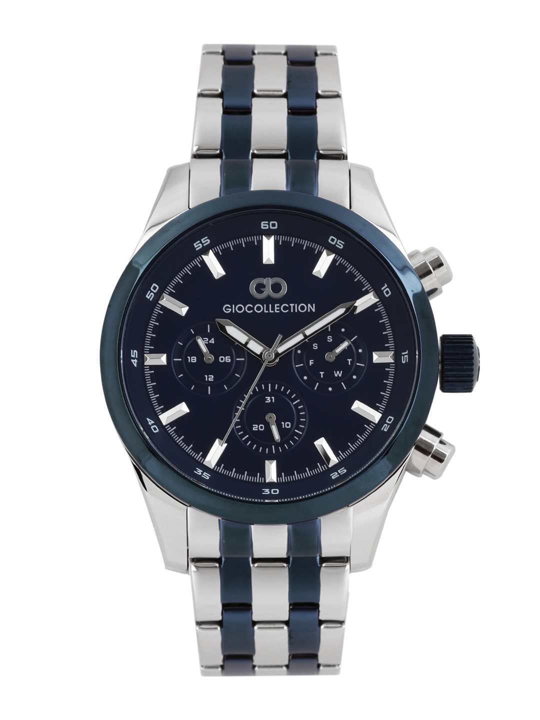 

GIO COLLECTION Men Navy Dial Watch G1007-44, Navy blue