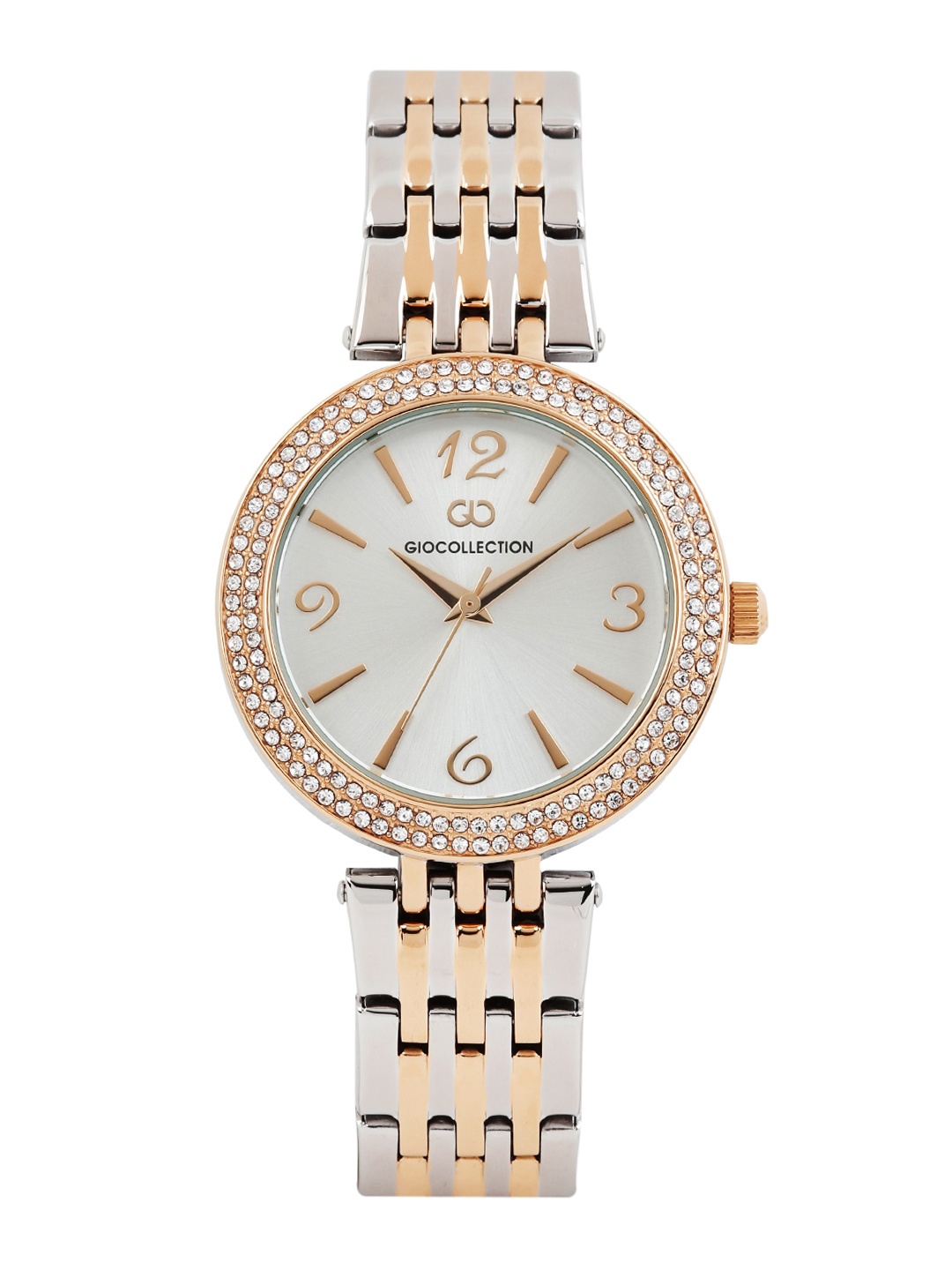 

GIO COLLECTION Women Silver-Toned Dial Watch G2010-55