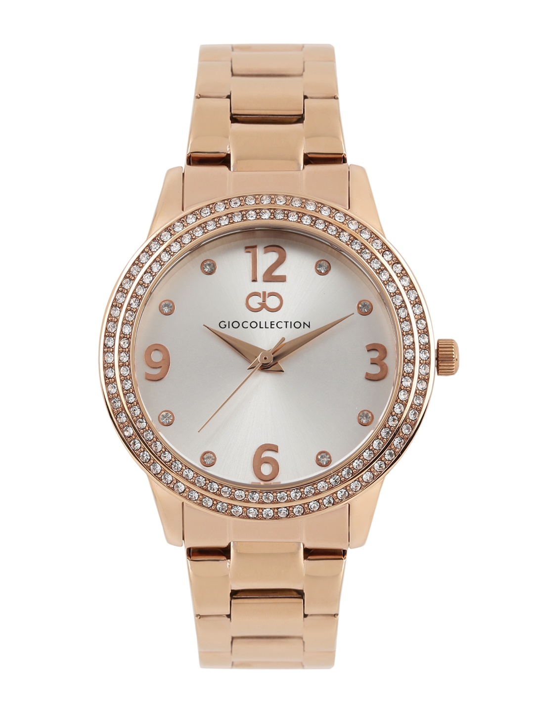 

GIO COLLECTION Women Silver-Toned Analogue Watch G2012-33