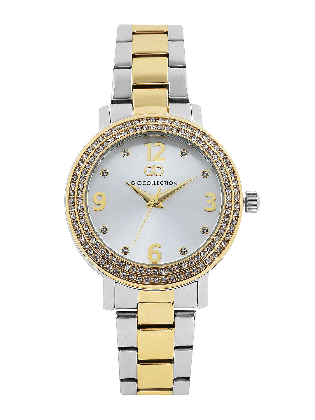 

GIO COLLECTION Women Silver-Toned Dial Watch G2012-44