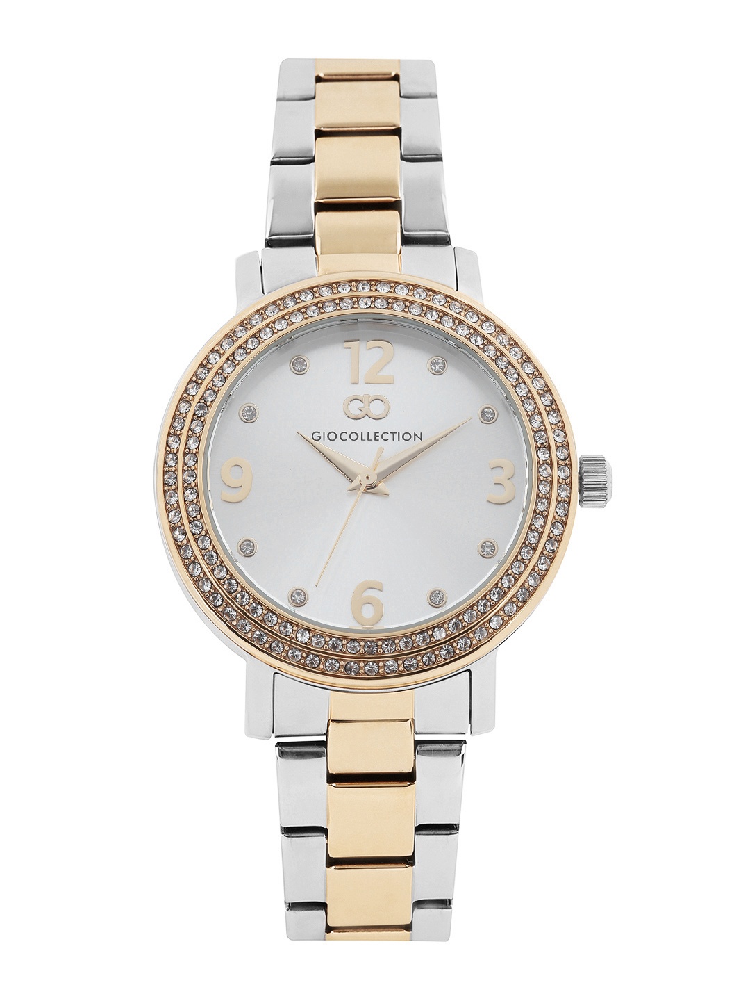 

GIO COLLECTION Women Silver-Toned Dial Watch G2013-55