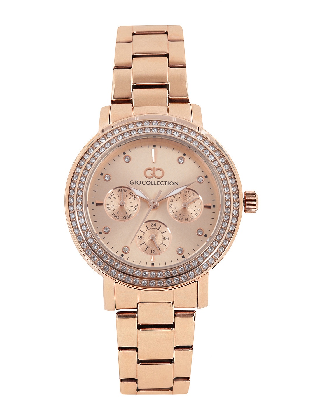 

GIO COLLECTION Women Rose Gold-Toned Dial Watch G2013-66