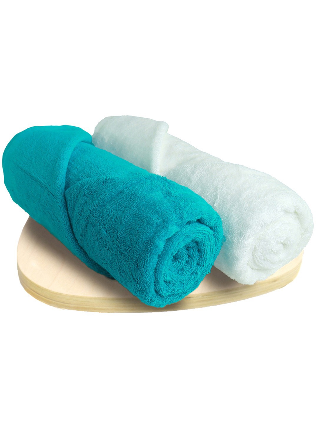 

Heelium Unisex Pack of 2 Bamboo Super Soft & Quick Drying 600 GSM Bath Towel, Teal