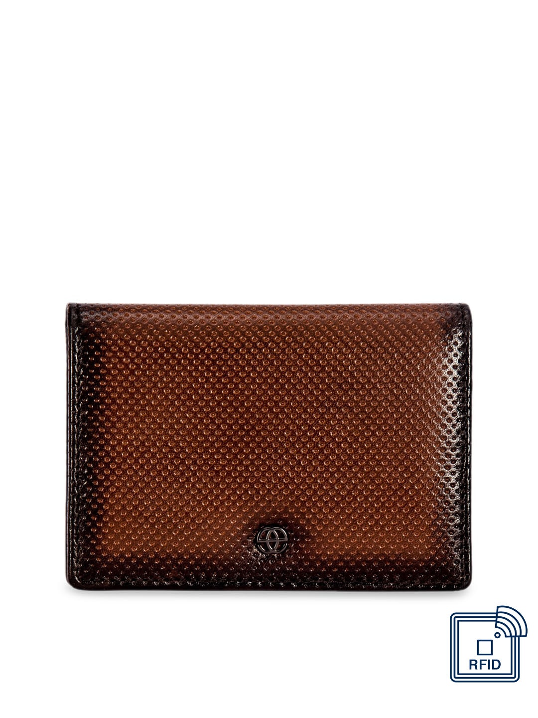 

Eske Men Brown Solid Leather Card Holder