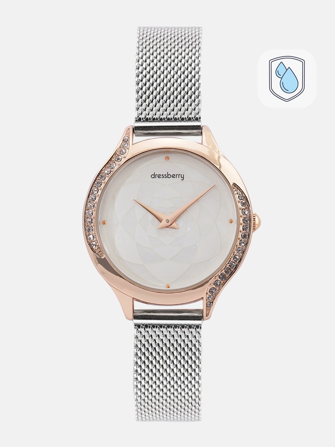 

DressBerry Women White Analogue Watch