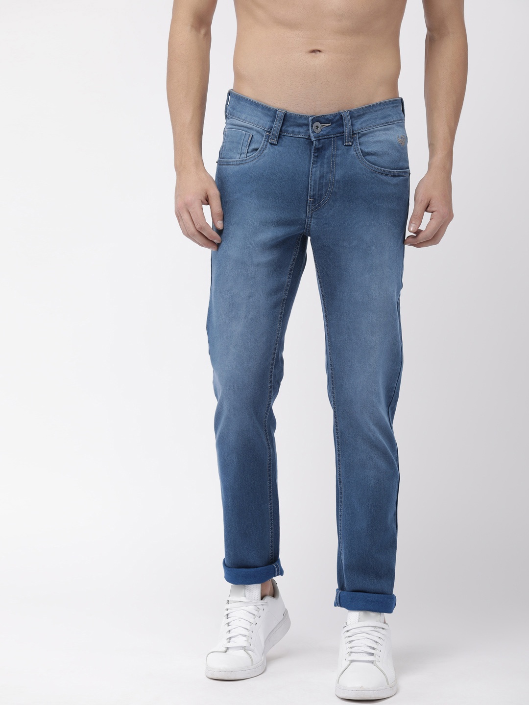 

Flying Machine Men Blue Jackson Skinny Fit Low-Rise Clean Look Stretchable Jeans