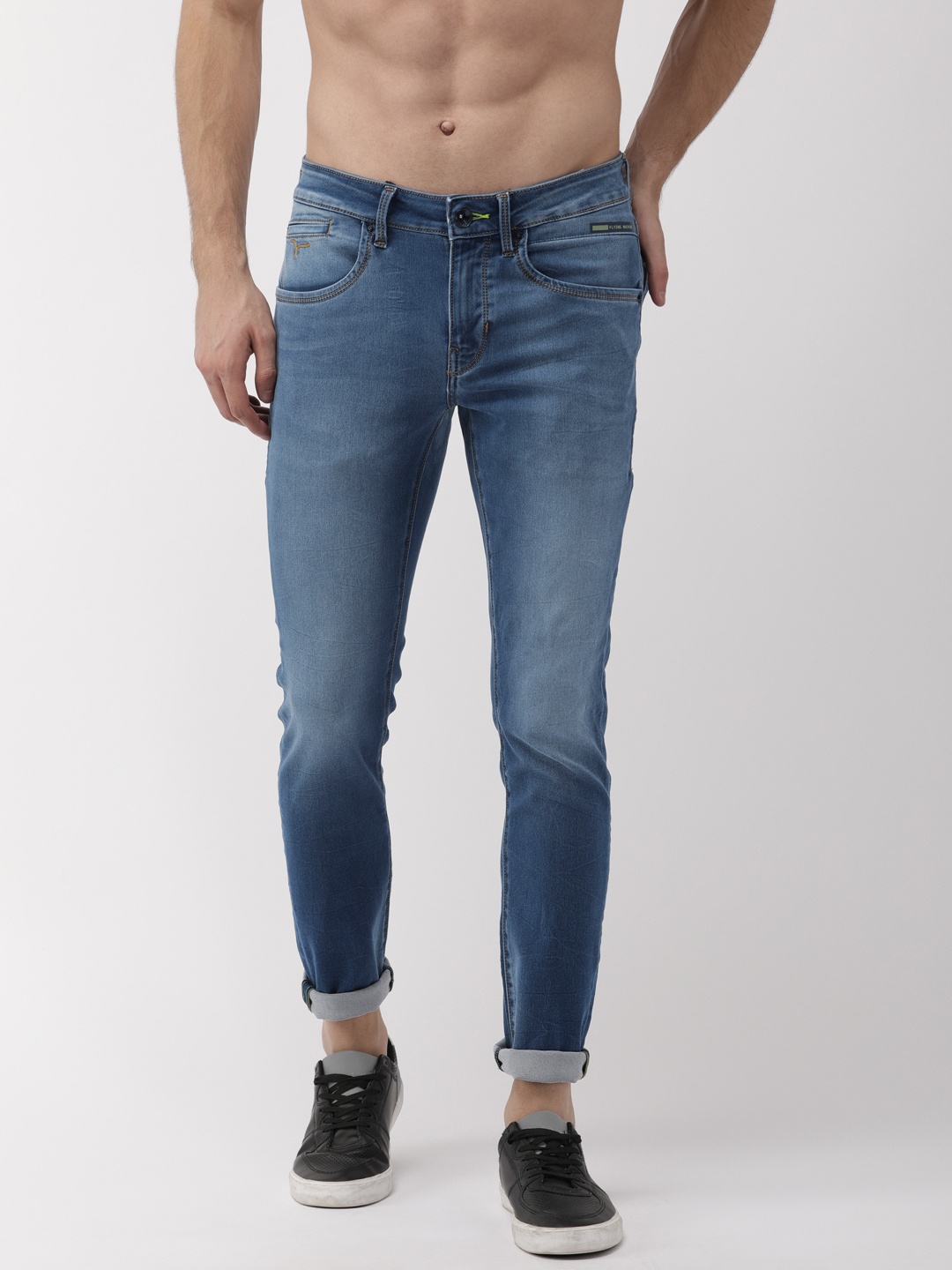 

Flying Machine Men Blue Jackson Skinny Fit Low-Rise Clean Look Stretchable Jeans