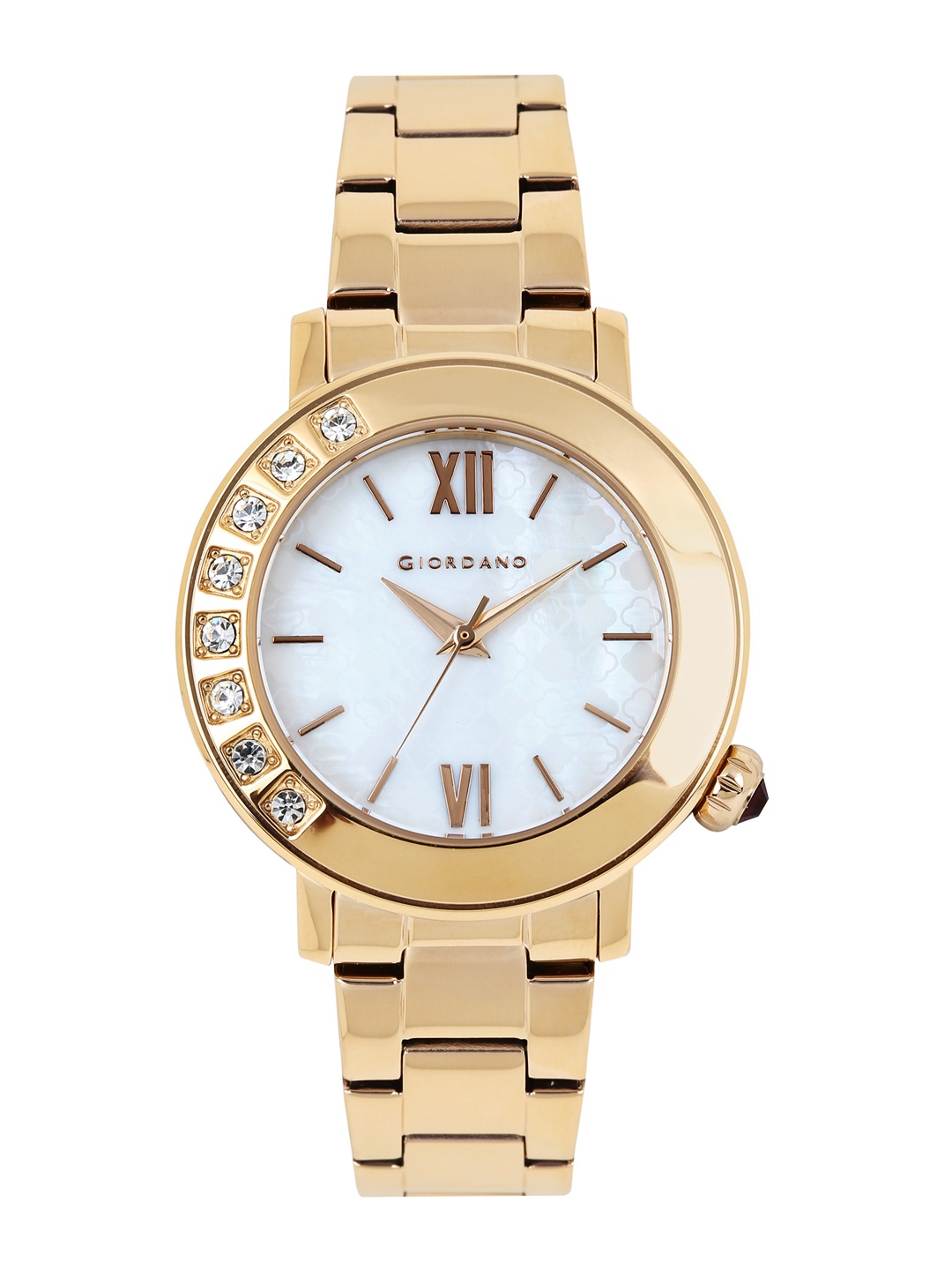 

GIORDANO Women Pearly White Dial Watch 2753-22