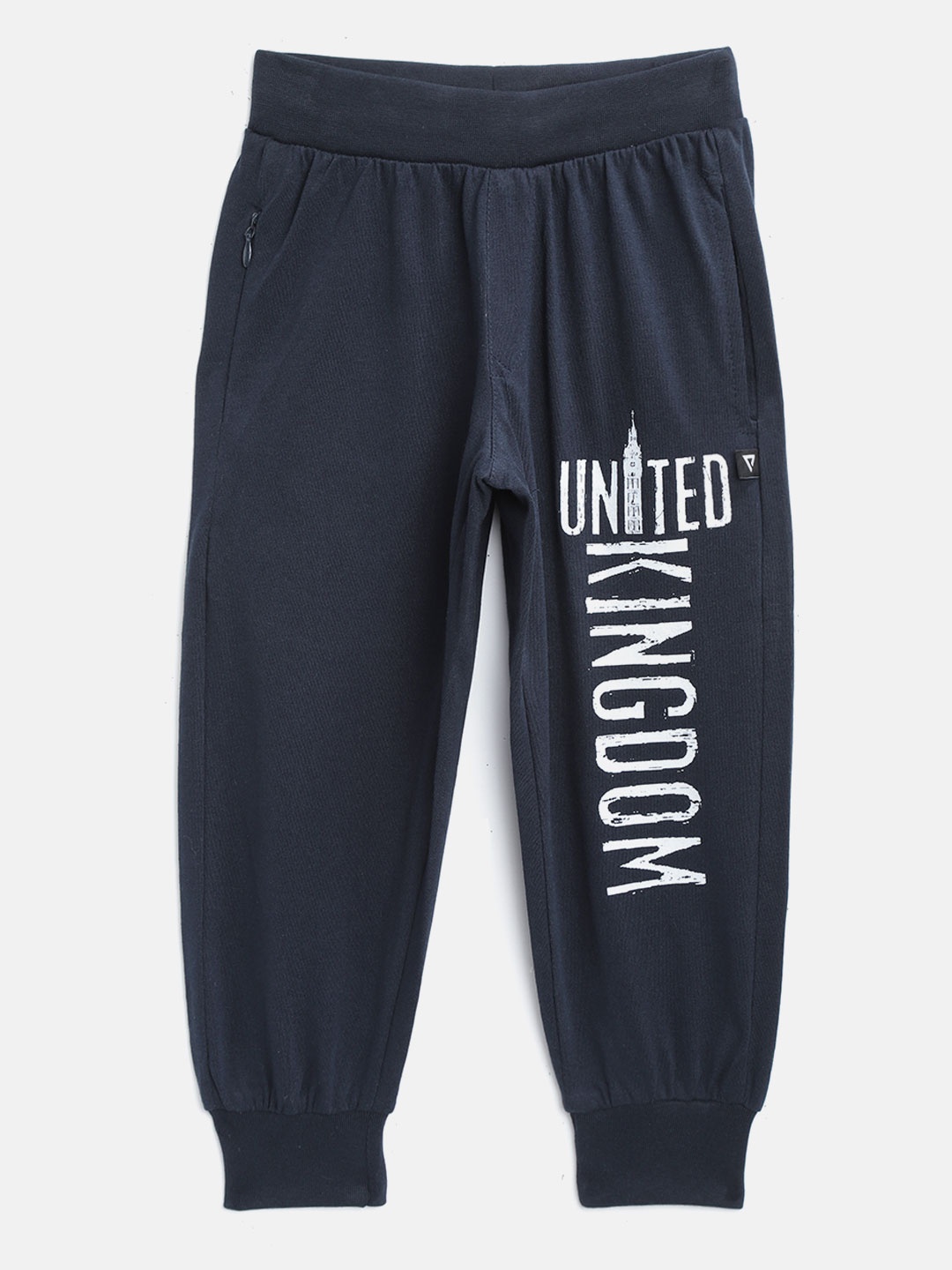 

Proteens Boys Navy Blue Solid Regular Fit Lounge Joggers