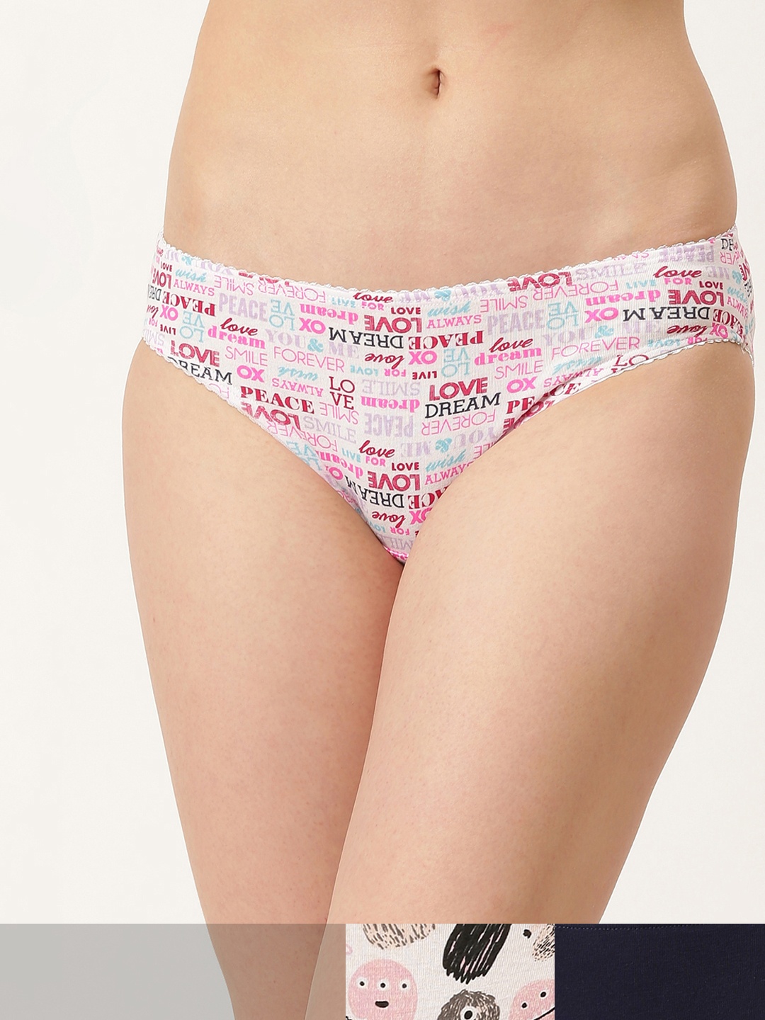 

DressBerry Women Pack of 3 Basic Bikini Briefs DB-BIK-PP3-015, Off white
