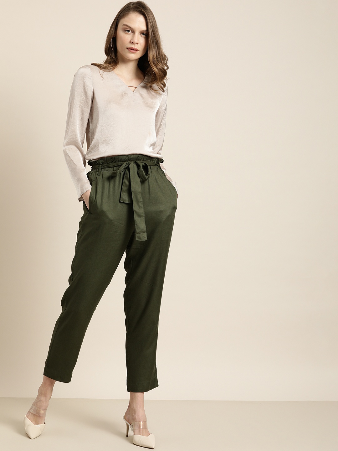 

her by invictus Women Grey Solid Top
