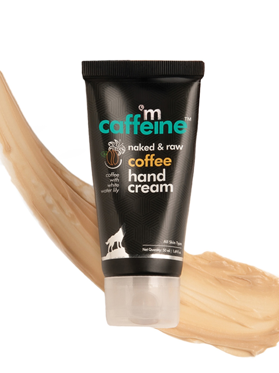 

MCaffeine Sustainable Naked & Raw Mattifying Coffee Sustainable Hand Cream - 50ml, Black