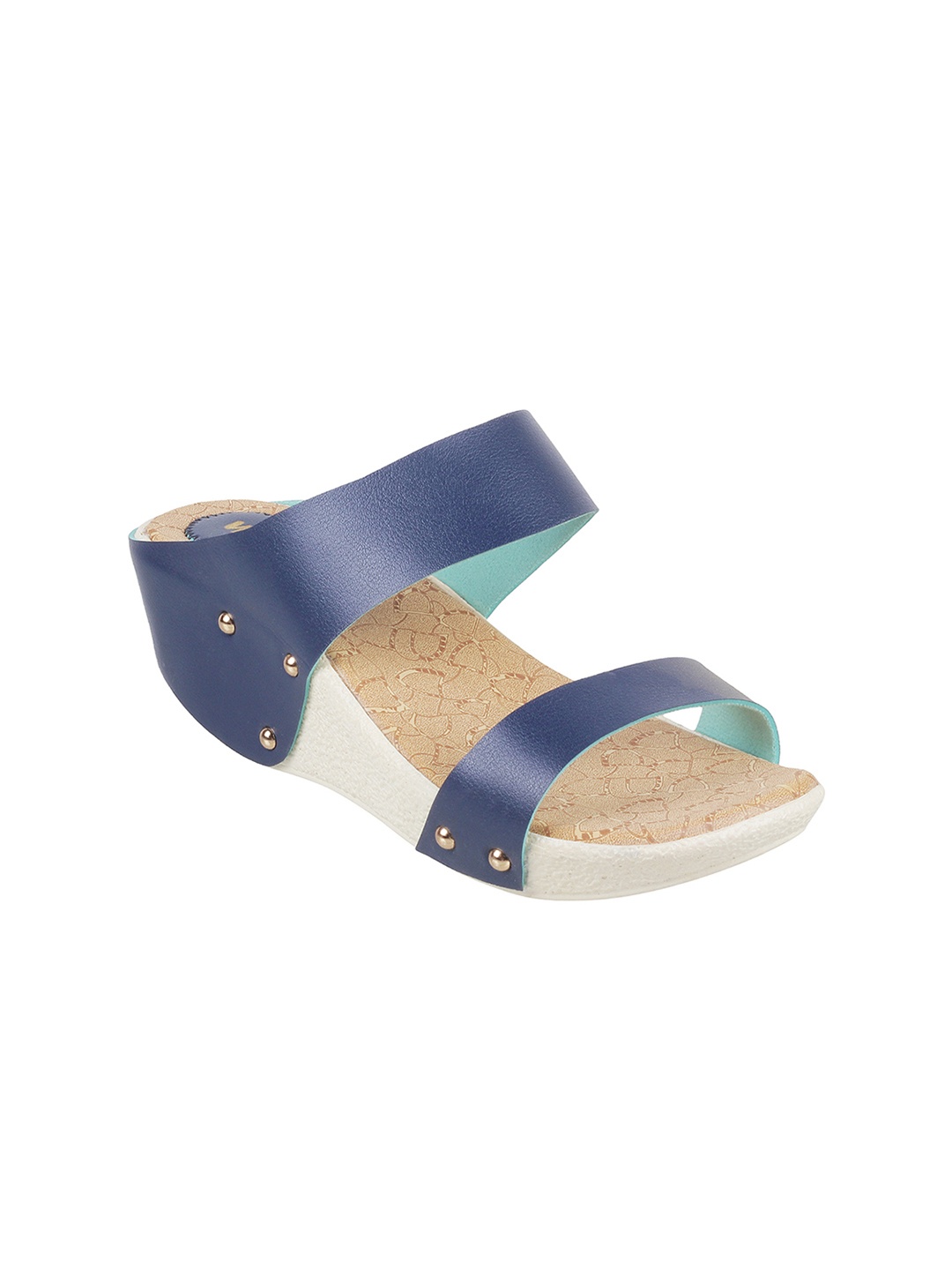

WALKWAY by Metro Women Blue Solid Heels