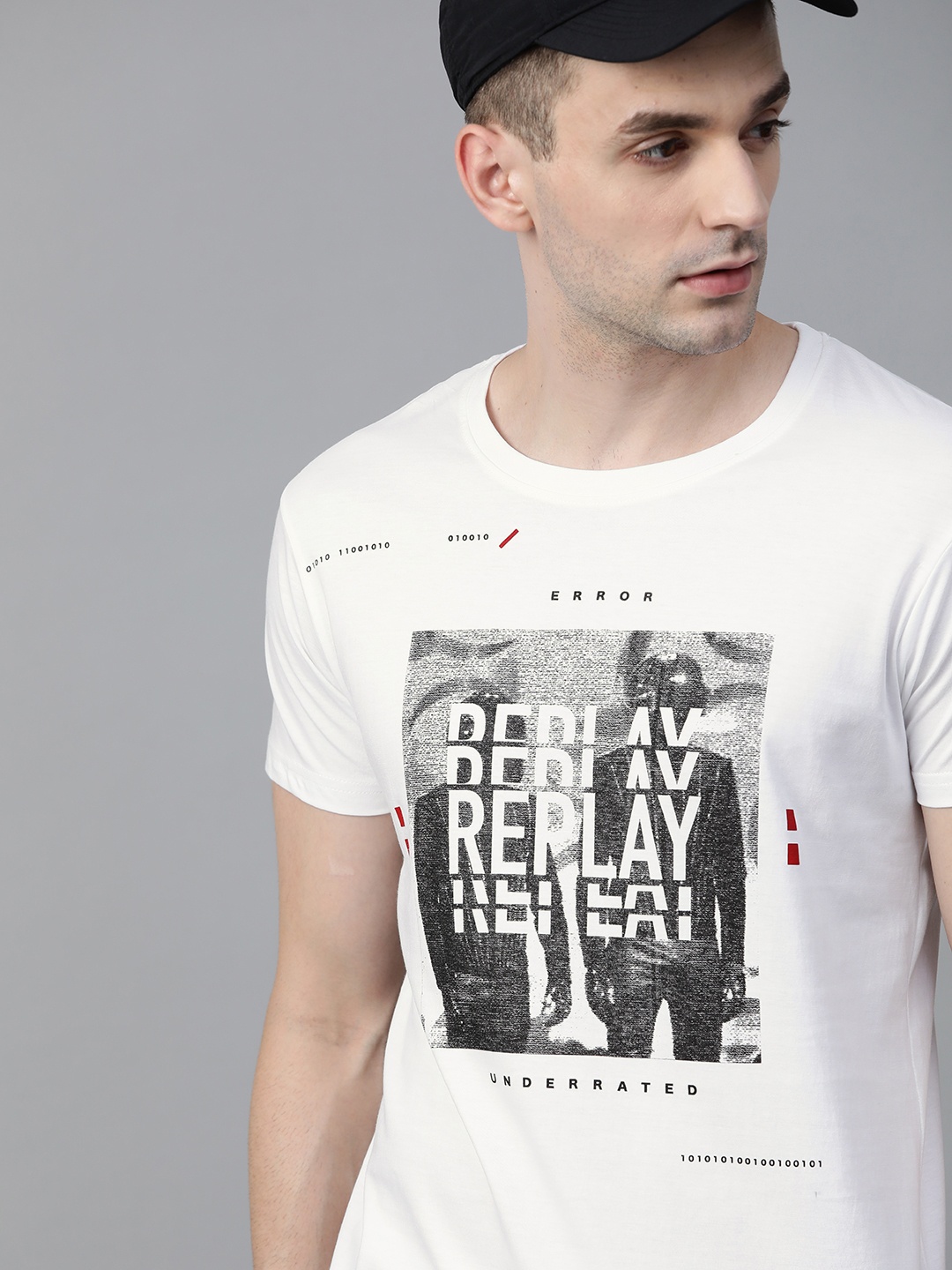 

Kook N Keech Men White Printed Round Neck T-shirt