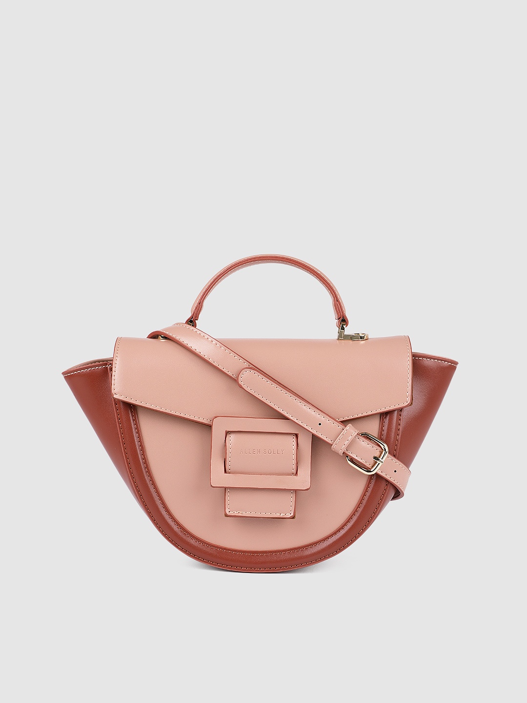 

Allen Solly Pink Solid Satchel