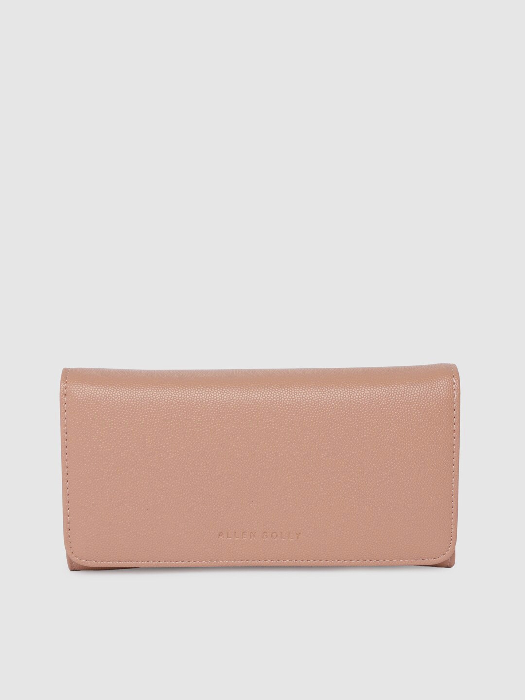

Allen Solly Women Pink Solid Three Fold Wallet