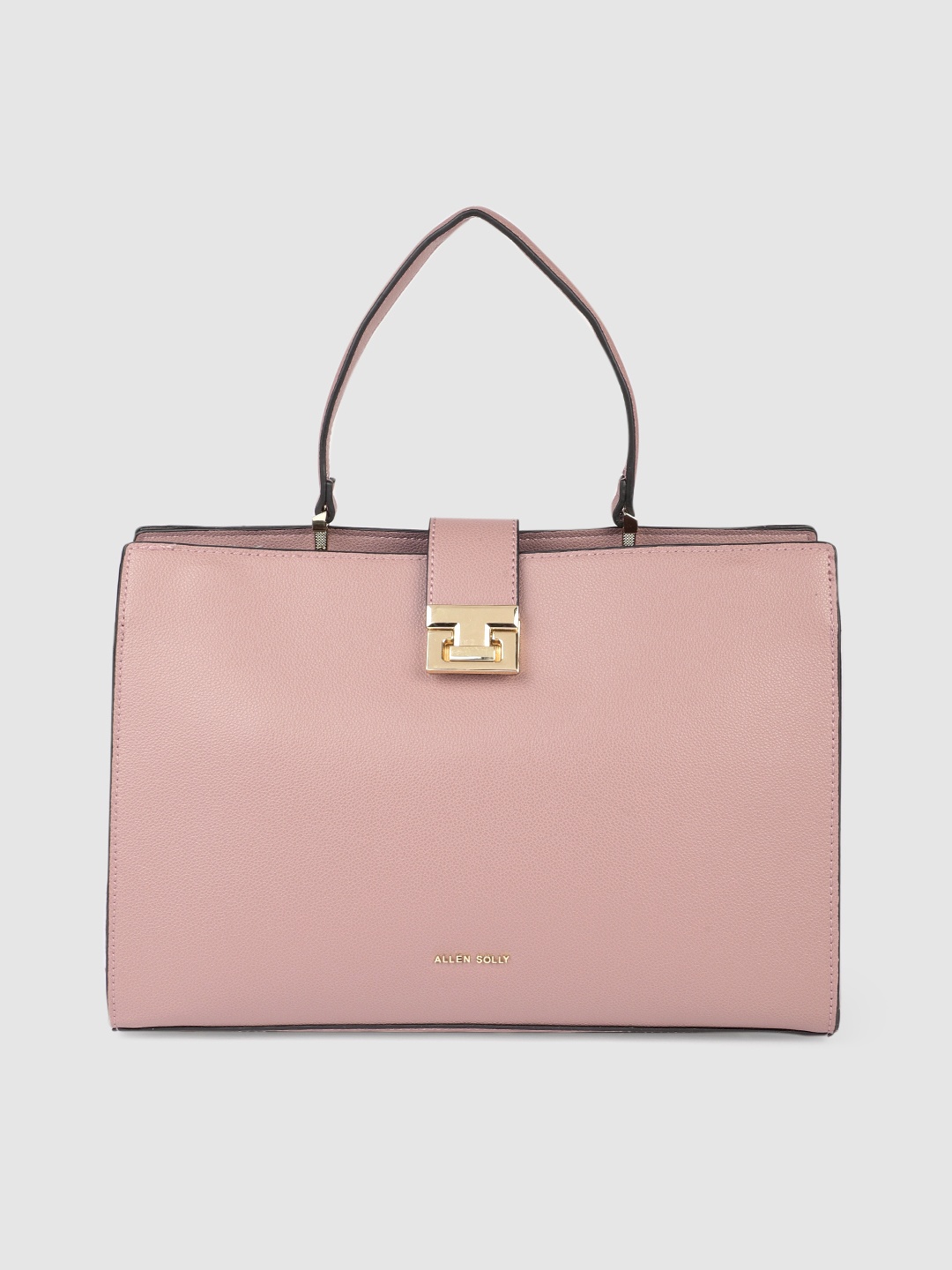 

Allen Solly Pink Solid Handheld Bag