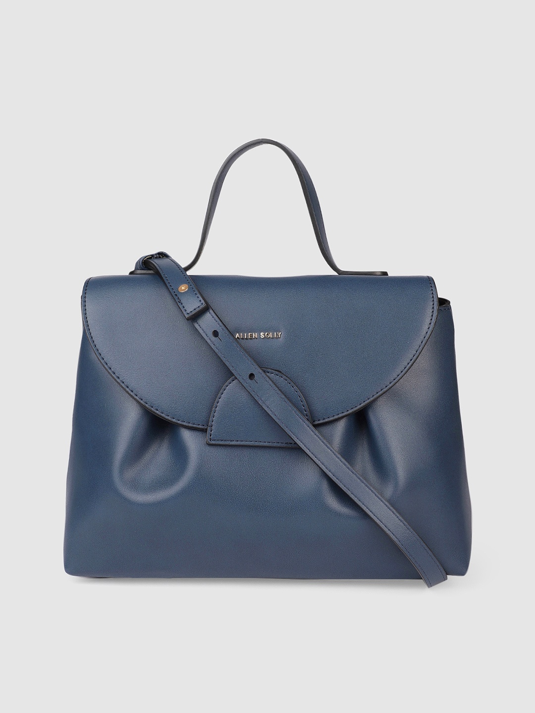 

Allen Solly Navy Blue Solid Satchel