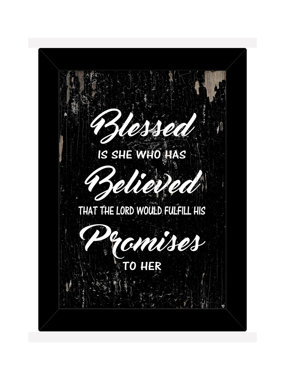

TIED RIBBONS Black Solid Photo Frame