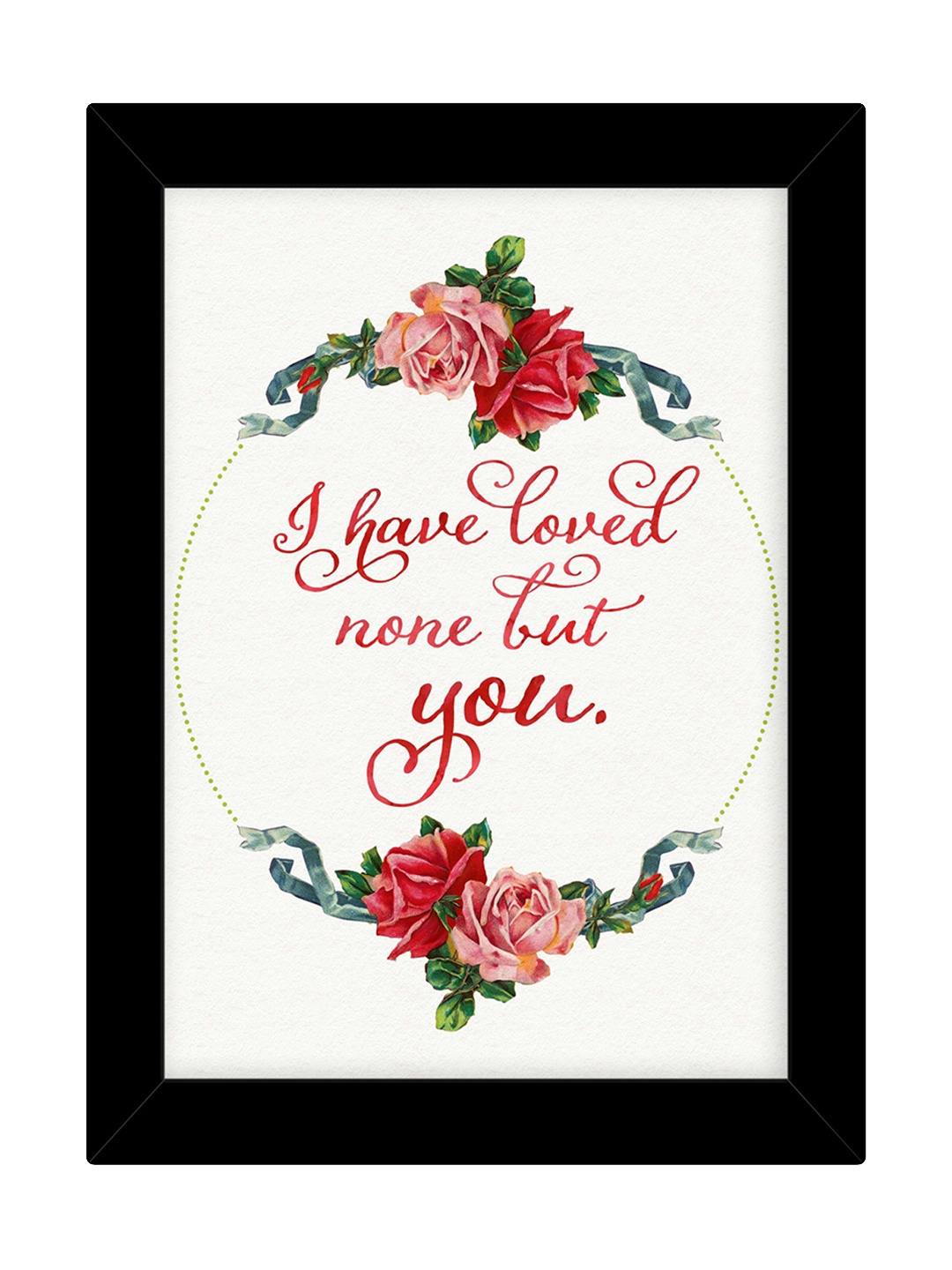 

TIED RIBBONS Inspirational Framed Poster With Black Frame
