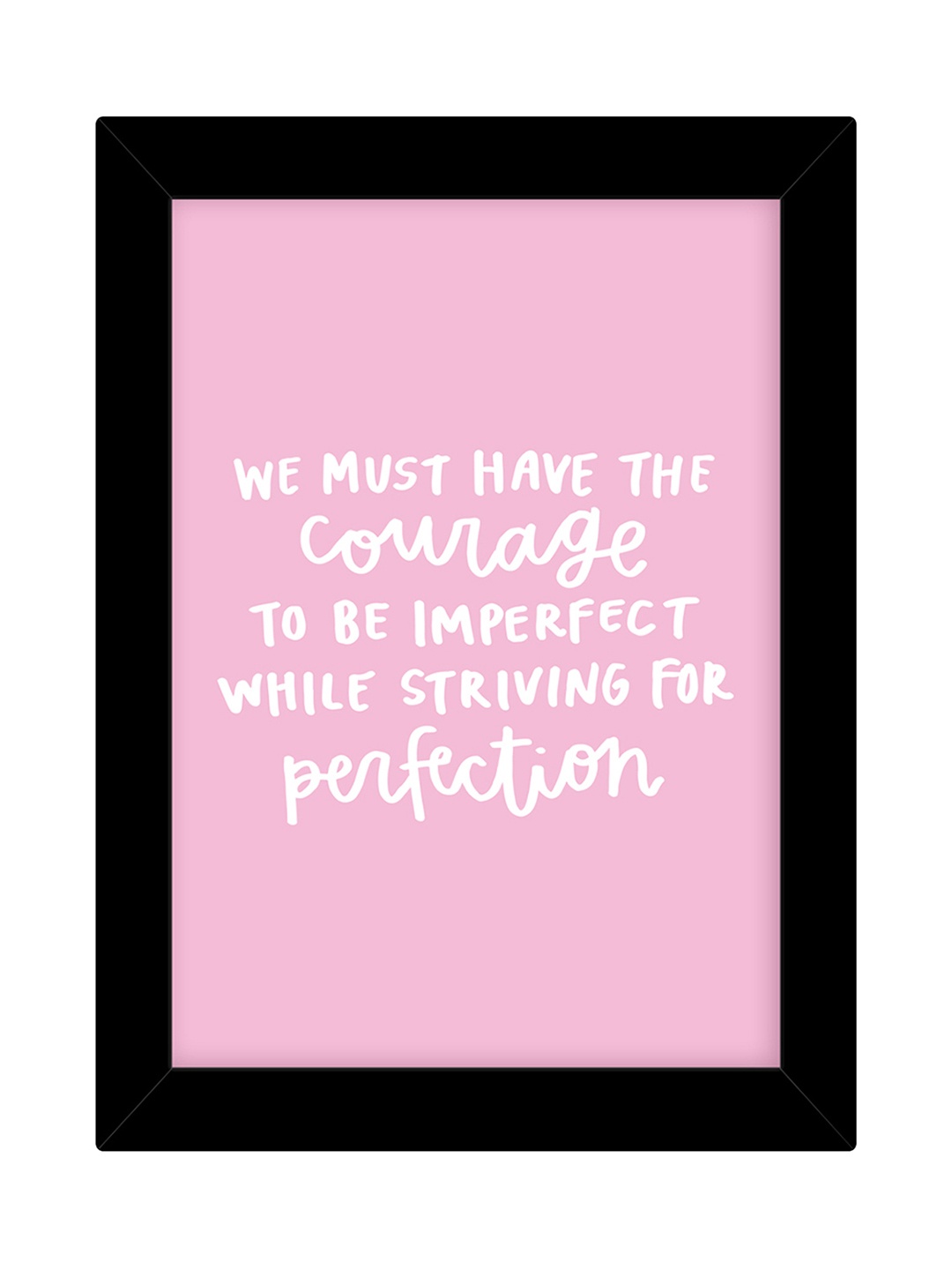 

TIED RIBBONS Black & Pink Inspirational Printed Wall Art