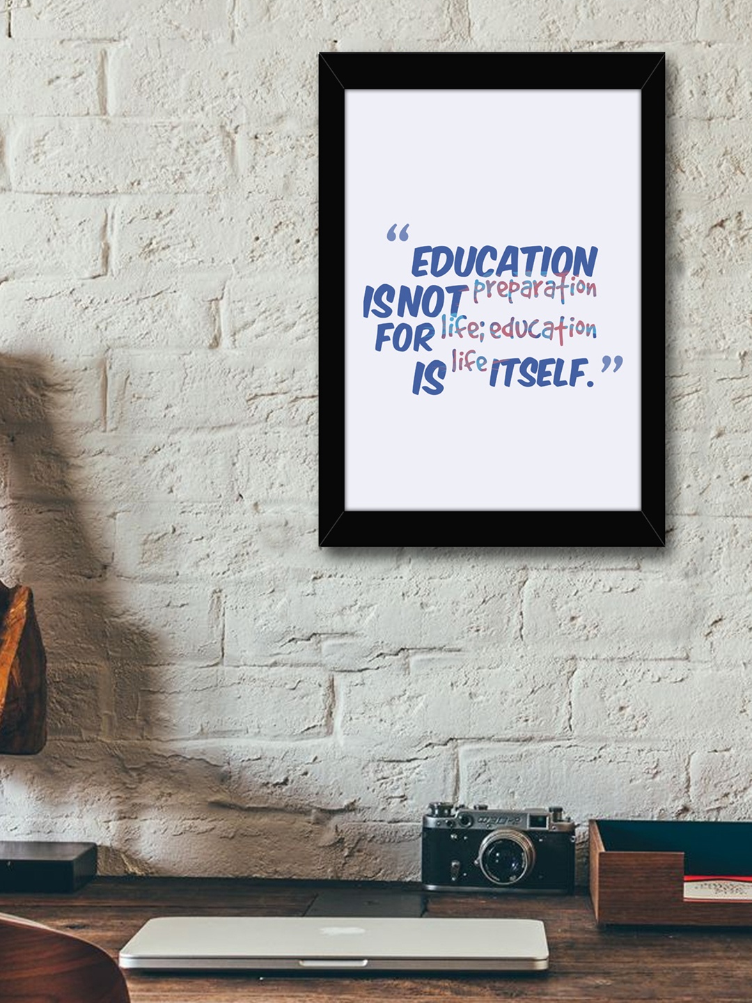 

TIED RIBBONS Black & White Inspirational Printed Wall Art
