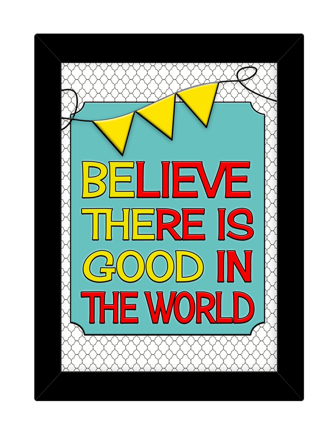 

TIED RIBBONS Black & White Inspirational Printed Wall Art