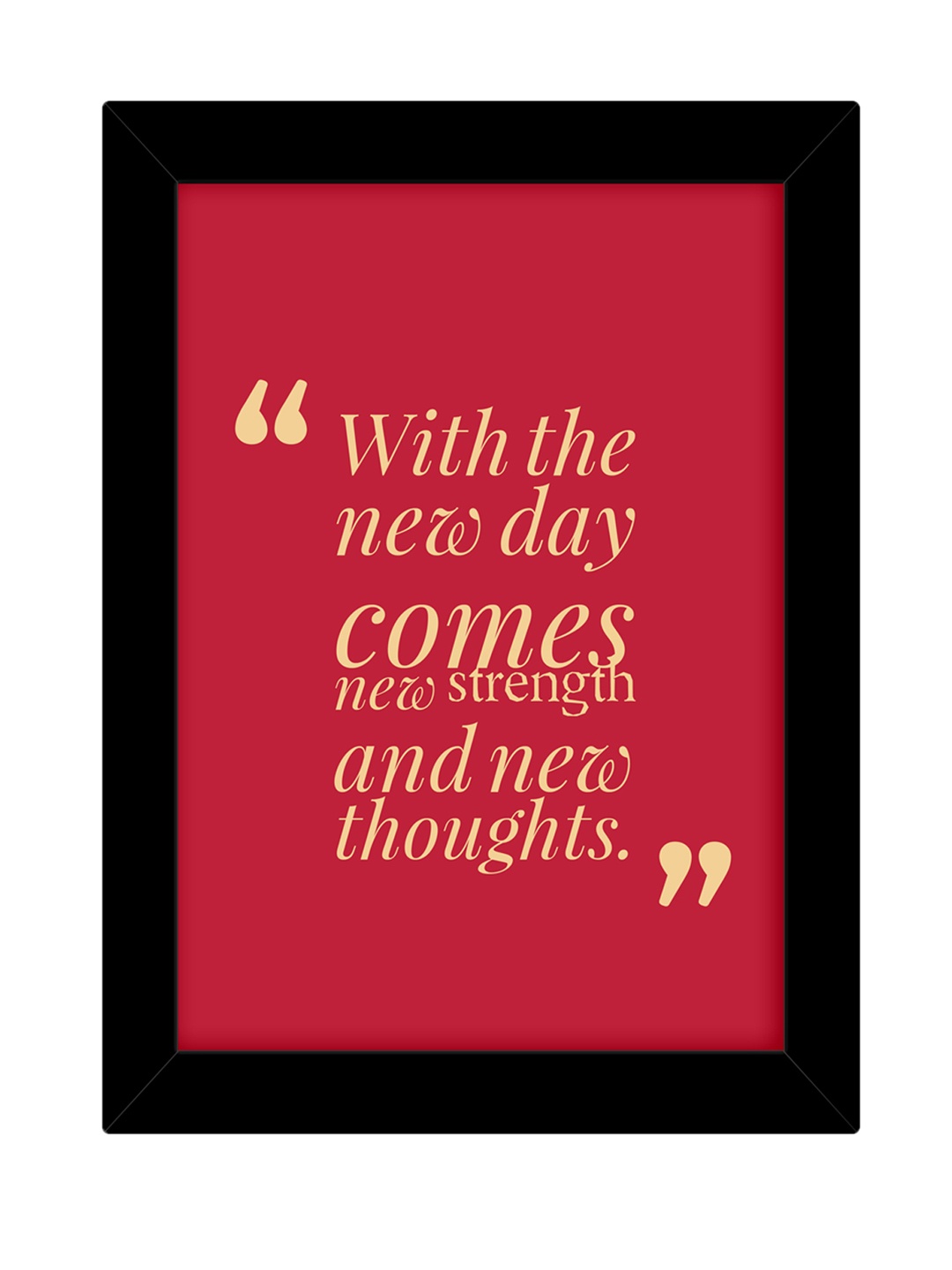 

TIED RIBBONS Black & Red Inspirational Printed Wall Art
