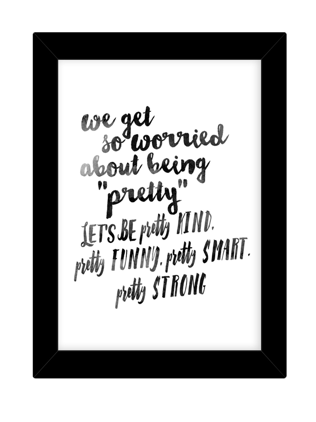 

TIED RIBBONS Black & White Inspirational Printed Wall Art