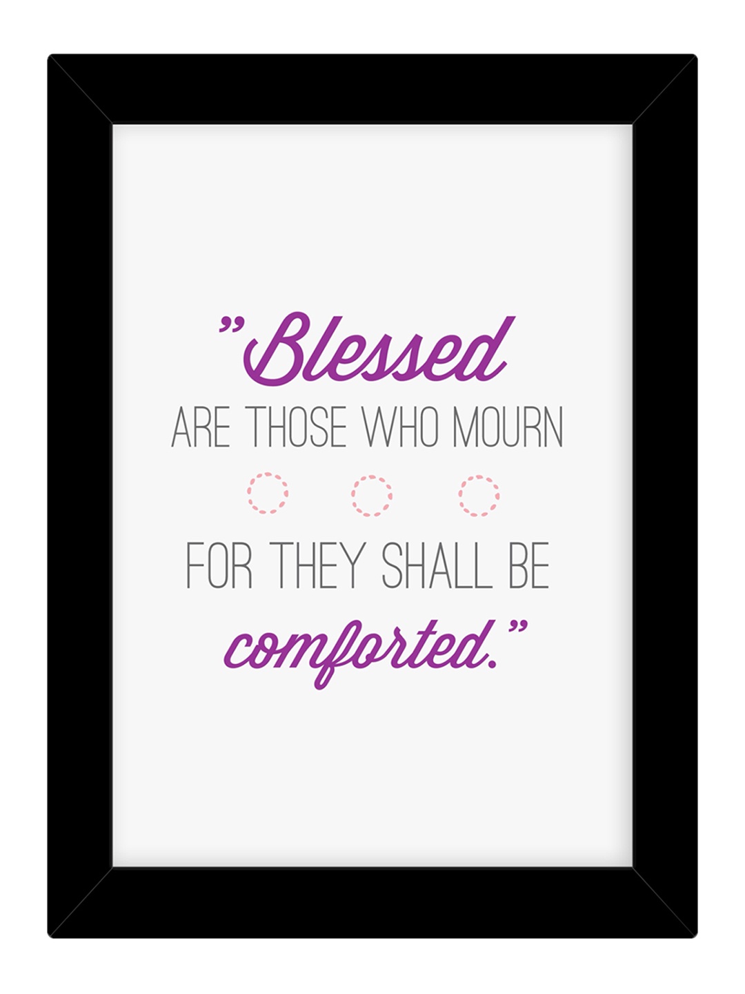 

TIED RIBBONS Black & White Inspirational Printed Wall Art