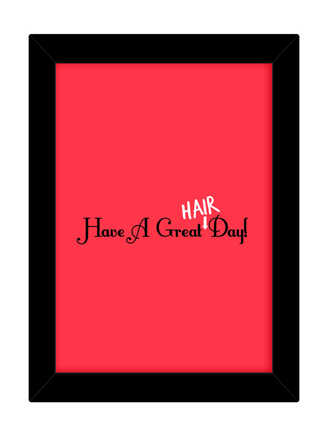 

TIED RIBBONS Black Solid Full Rim Rectangle Wall Art