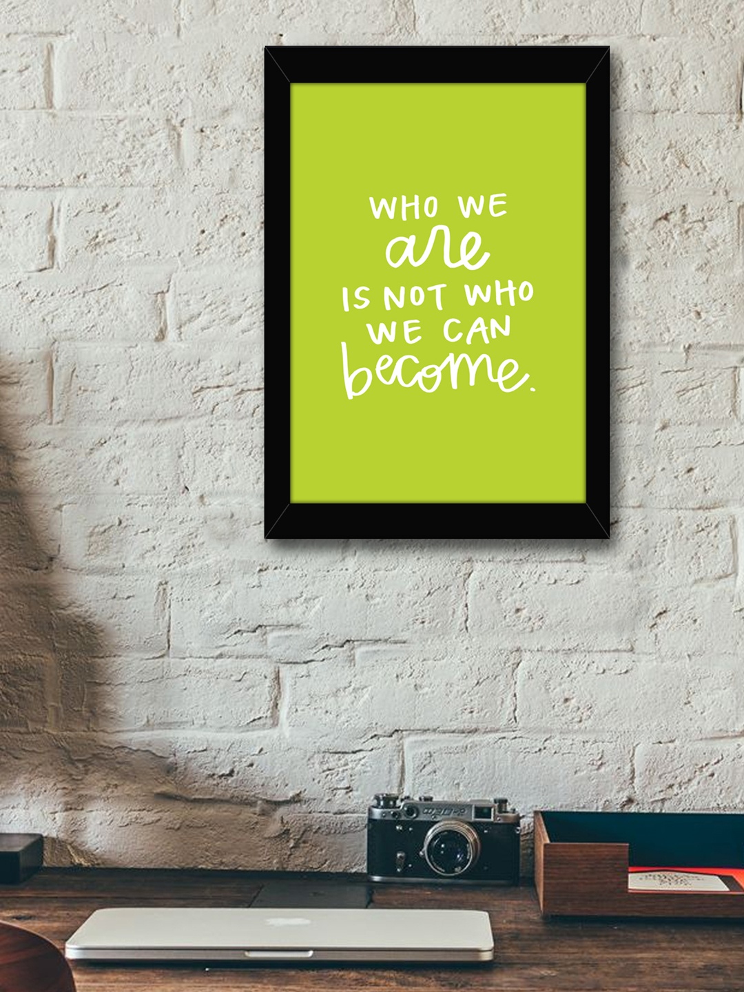 

TIED RIBBONS Black & Green Inspirational Printed Wall Art