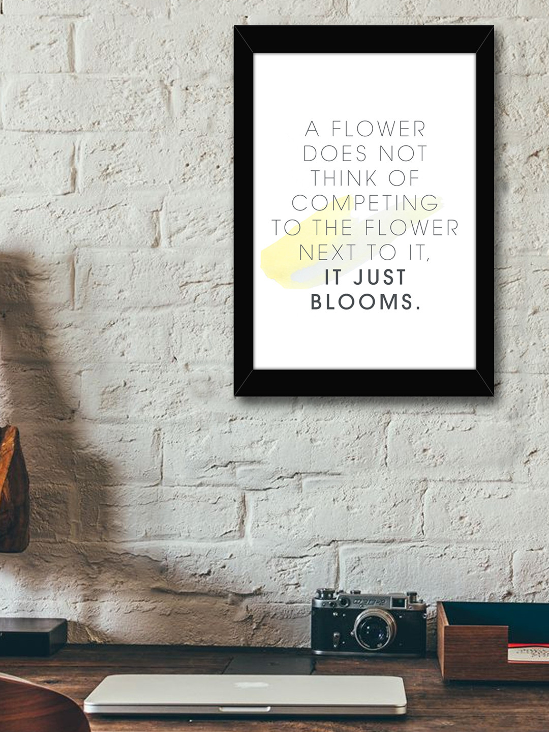 

TIED RIBBONS Black & White Inspirational Printed Wall Art