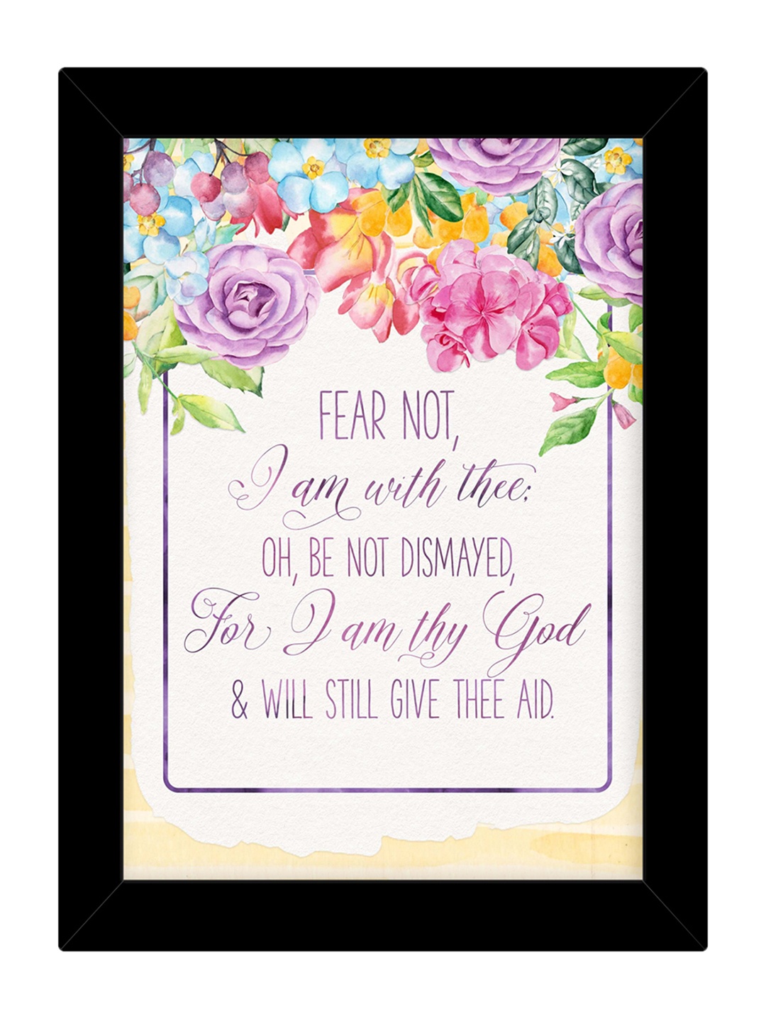 

TIED RIBBONS Inspirational Framed Poster With Black Frame