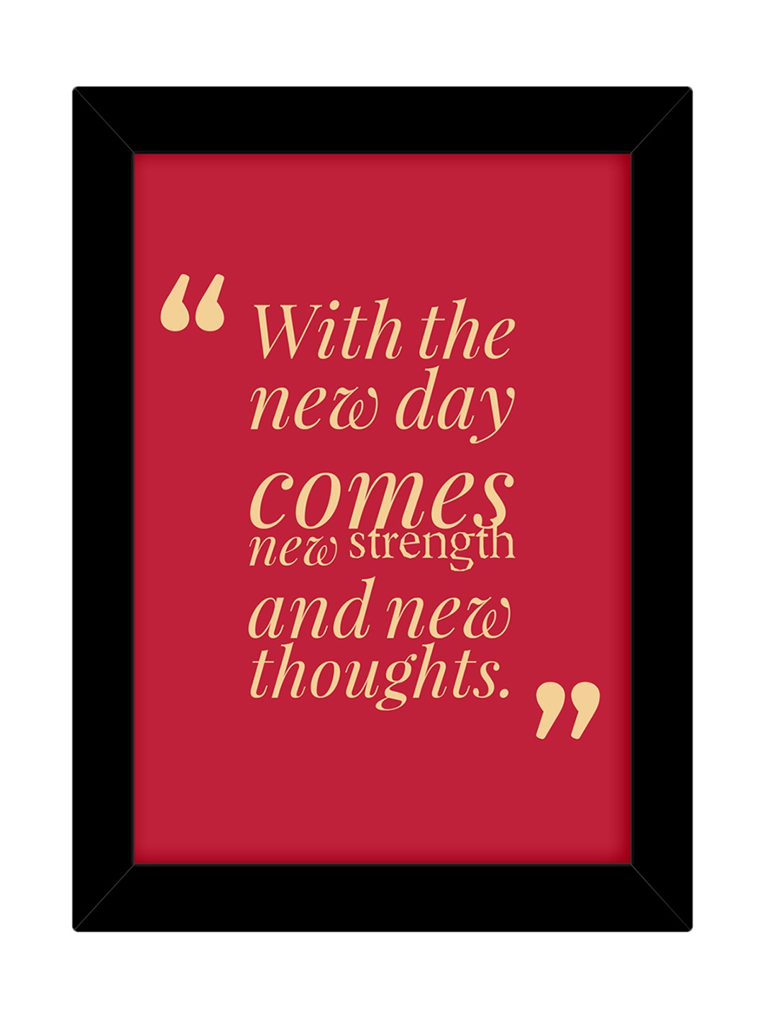 

TIED RIBBONS Black & Red Inspirational Printed Wall Art