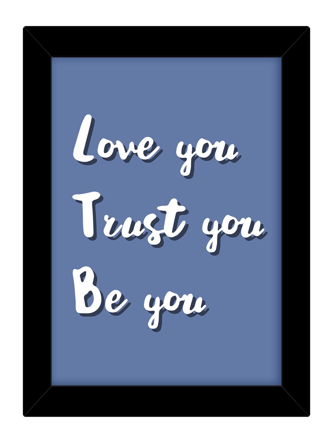 

TIED RIBBONS Inspirational Framed Poster With Black Frame