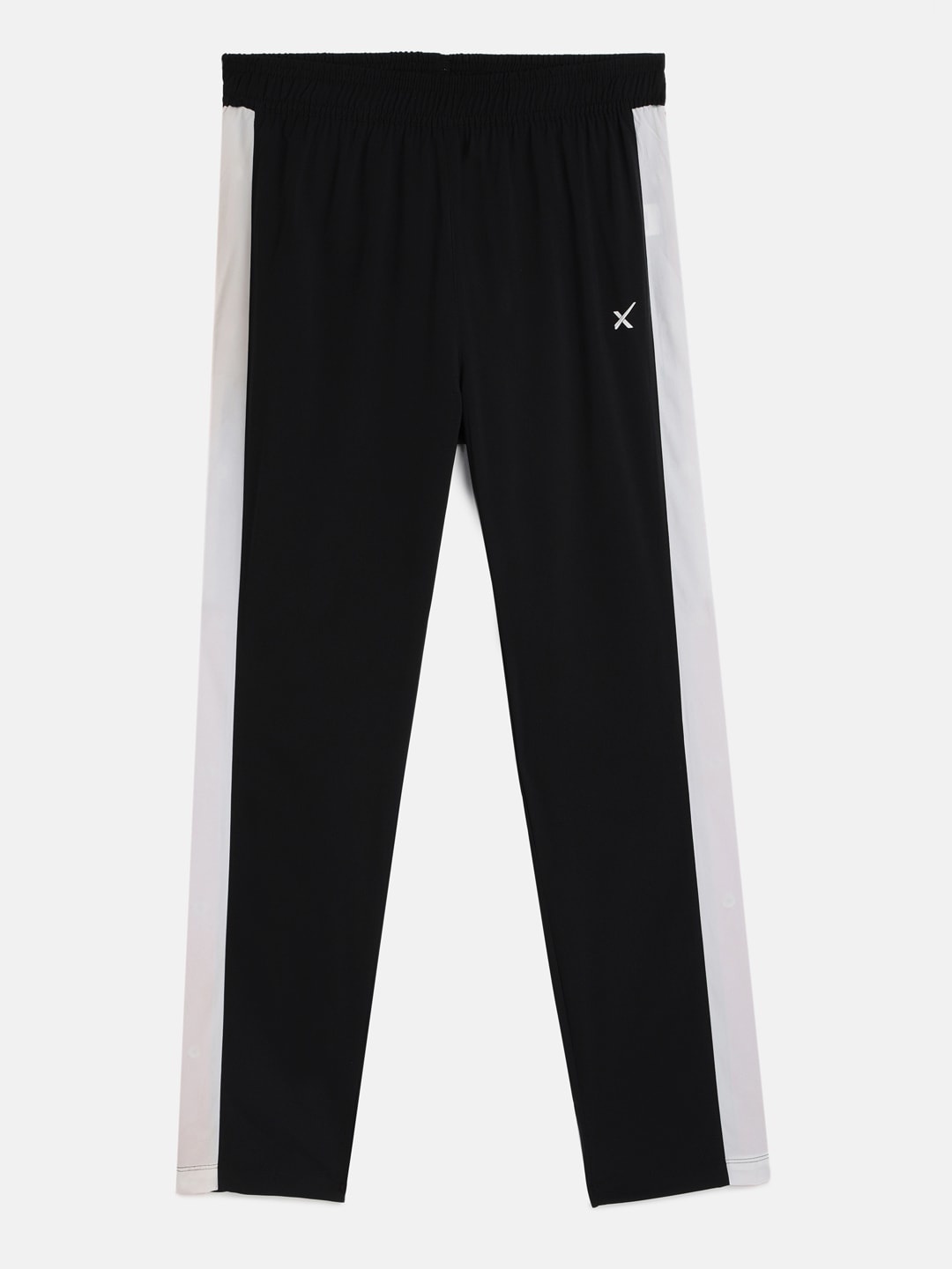 

HRX by Hrithik Roshan Boys Black Mid-rise Flared Rapid Dry Lycra Active Track Pants
