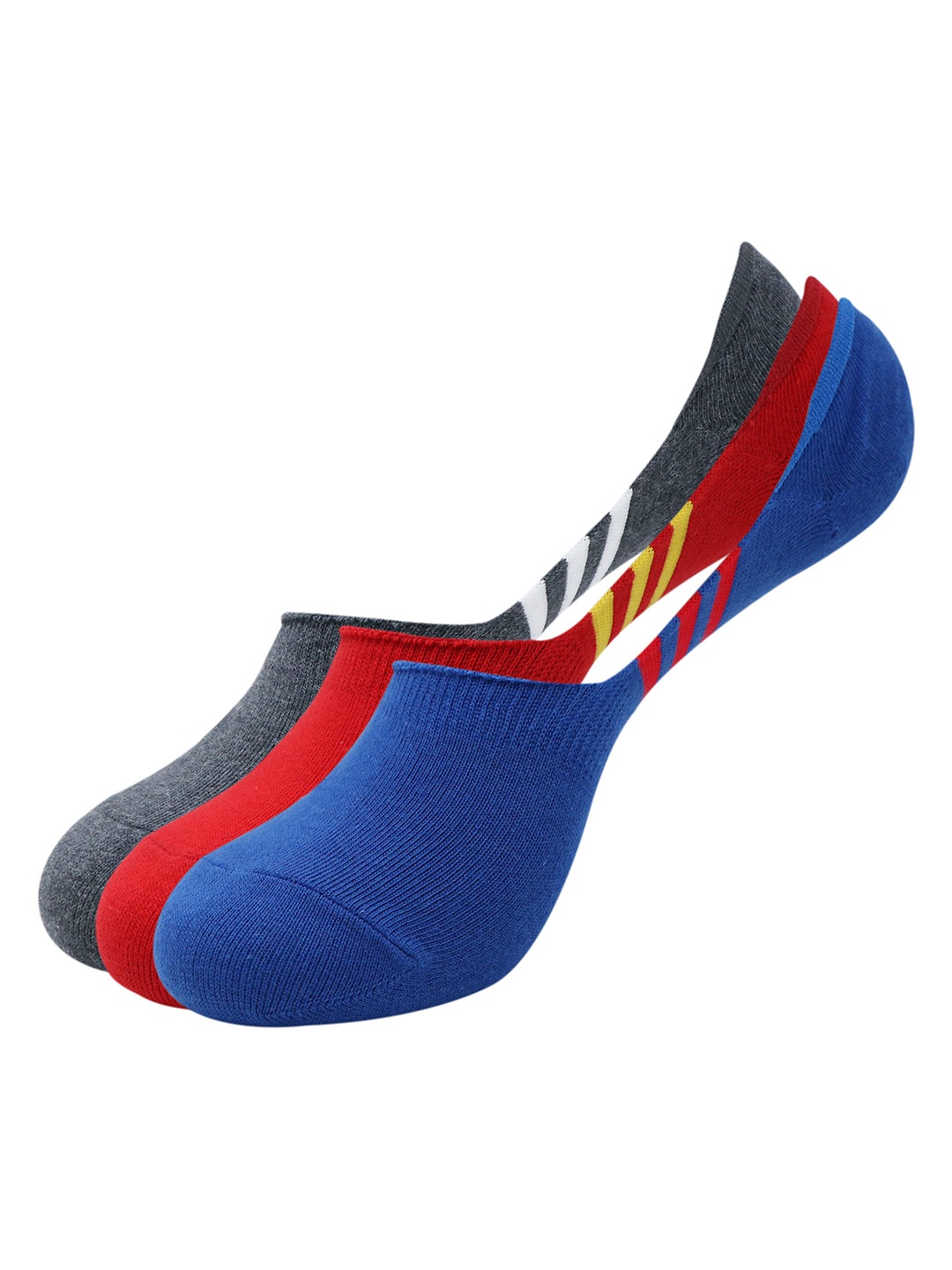 

Justice League Men Pack of 3 Assorted Striped DC Heroes Patterned Shoe Liners