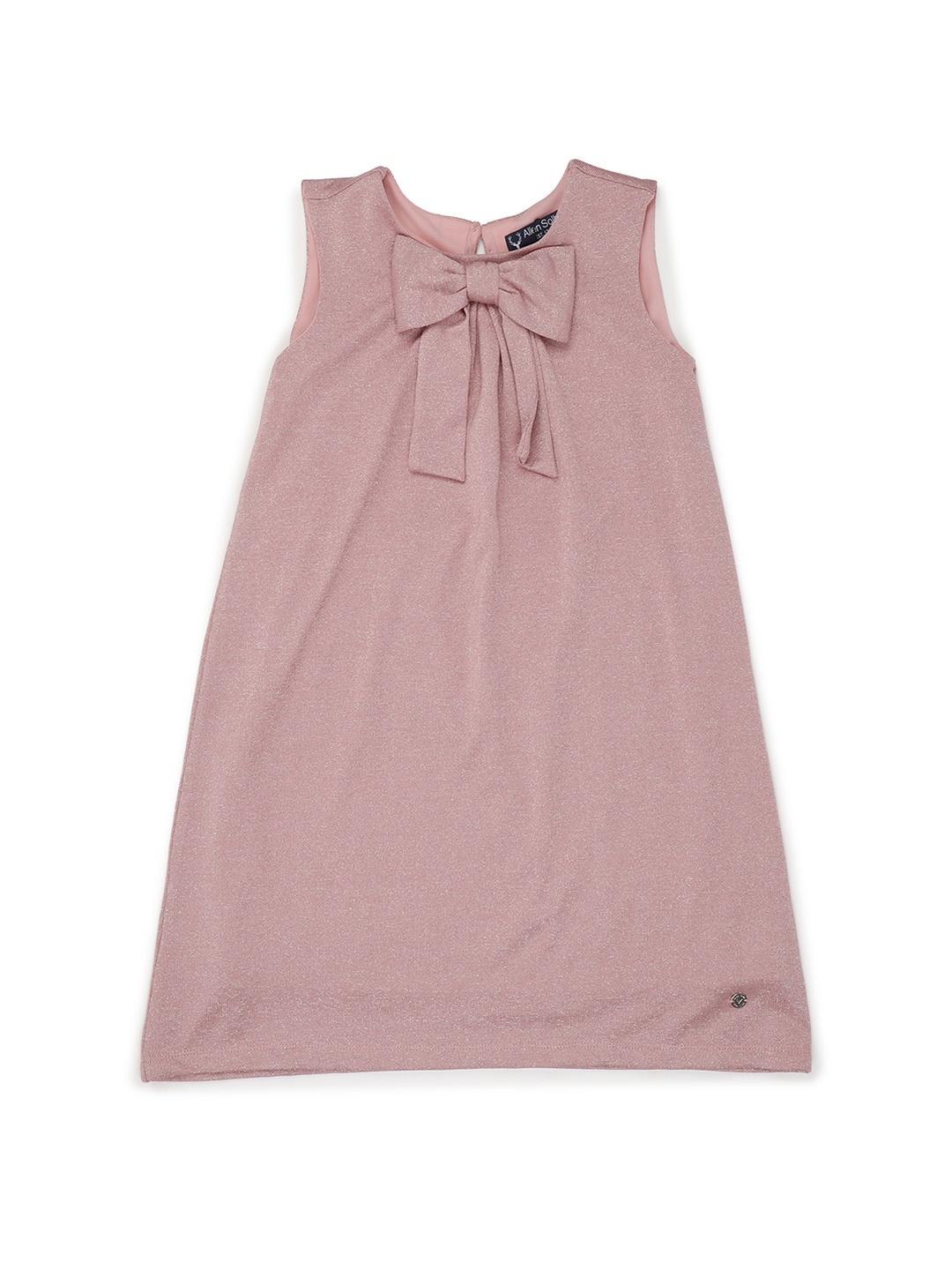 

Allen Solly Junior Girls Pink Self Design A-Line Dress