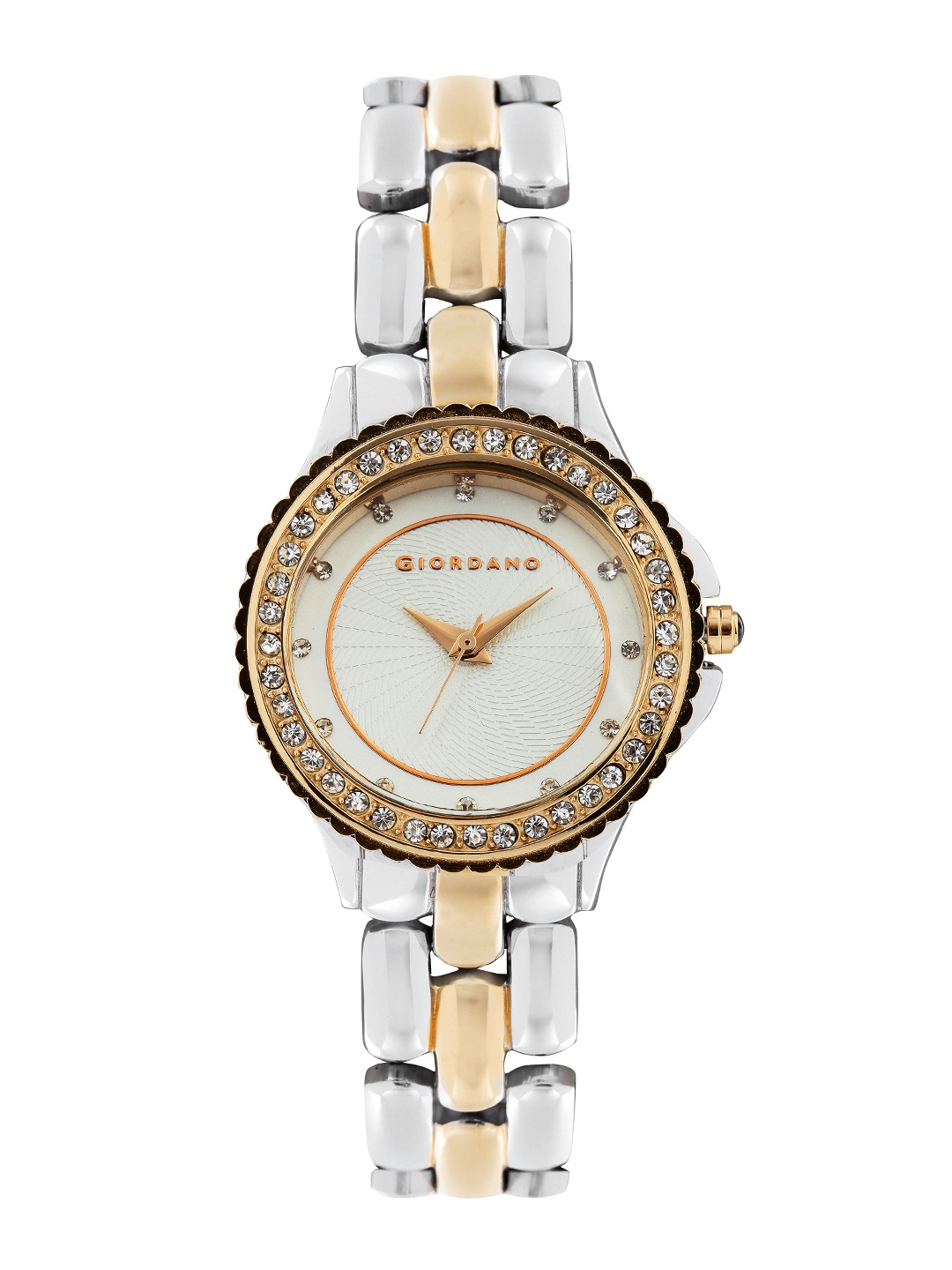 

GIORDANO Women Off-White Dial Watch F4003-22